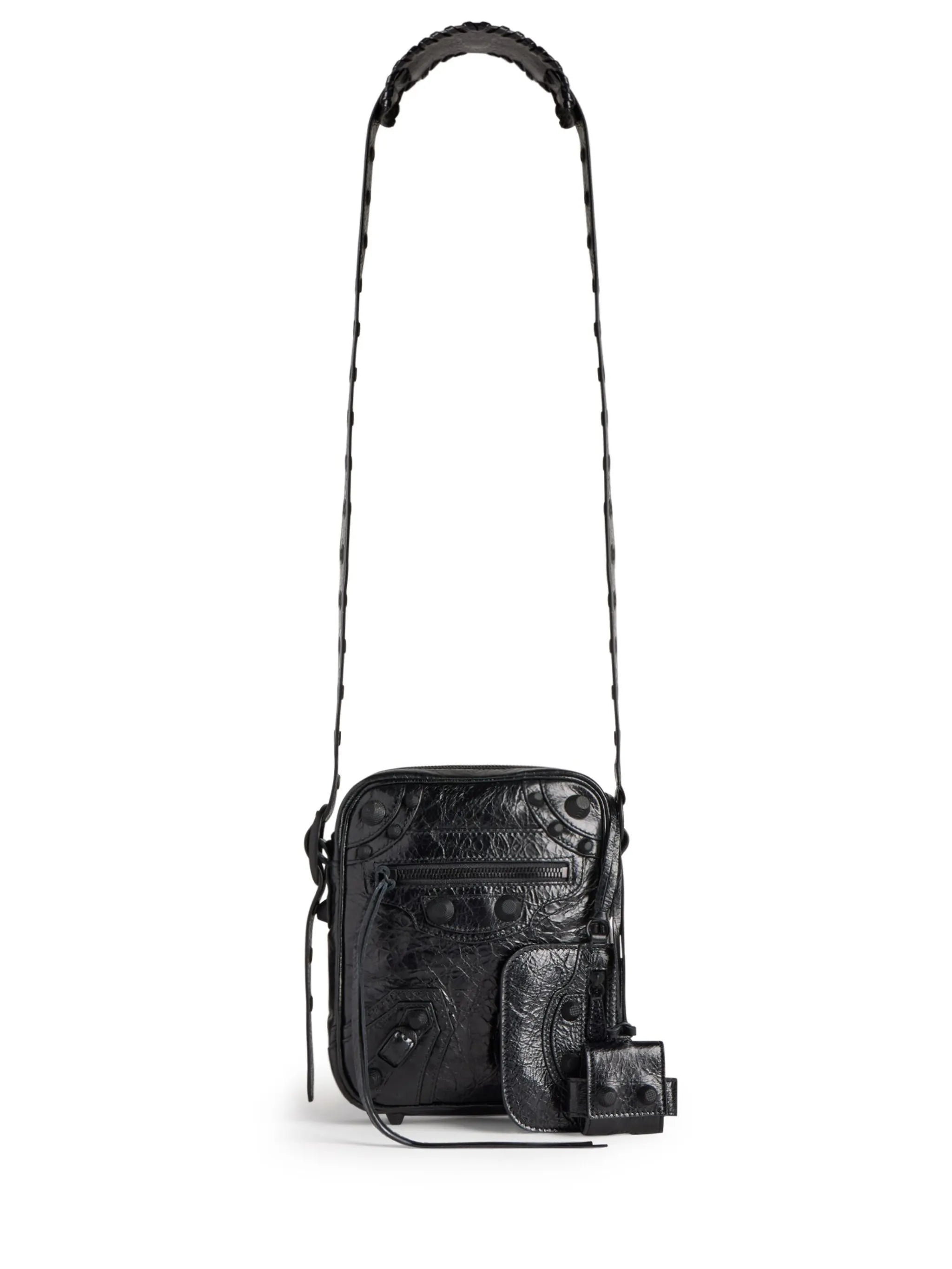 Le Cagole leather messenger bag