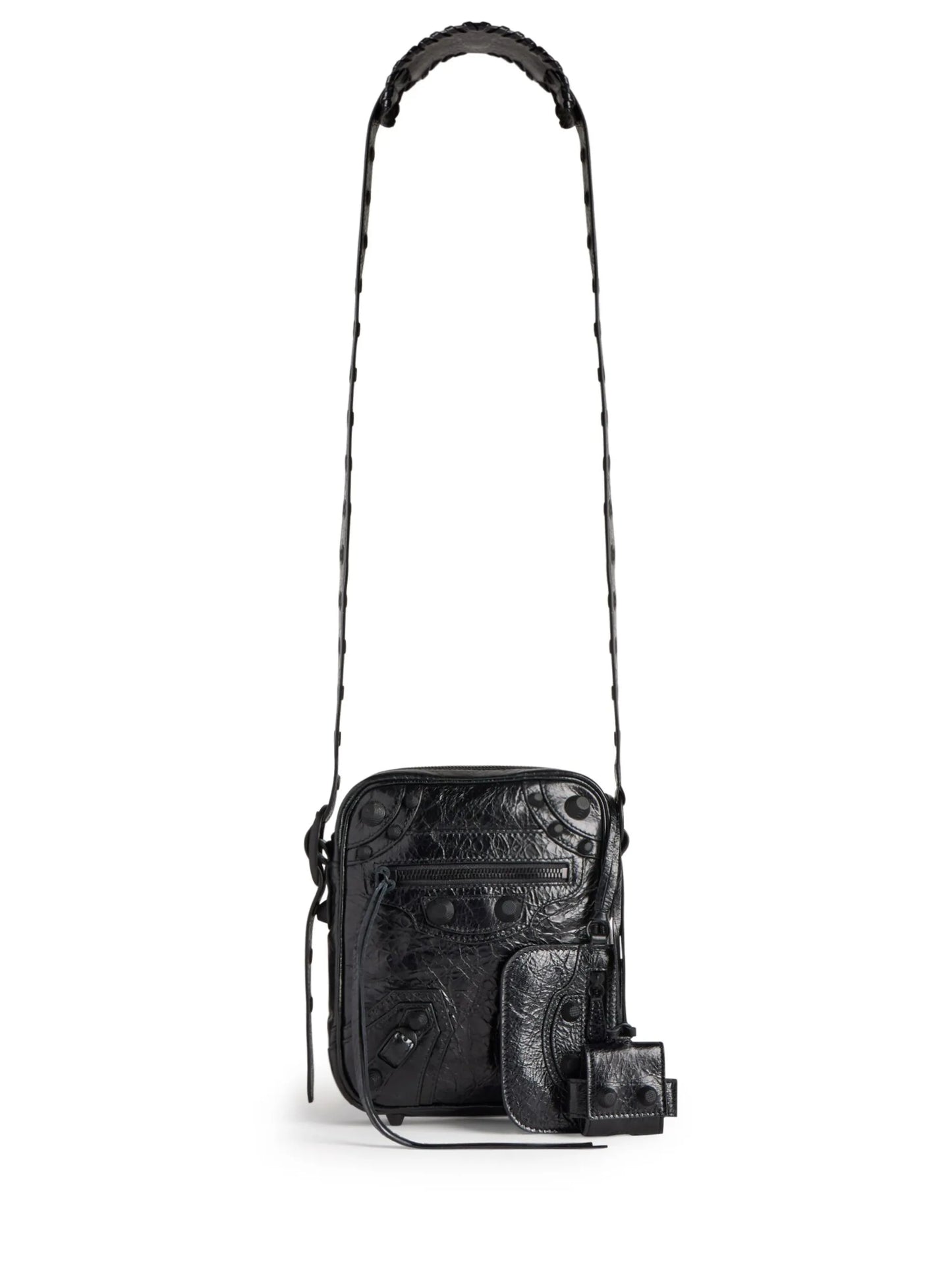 Le Cagole leather messenger bag