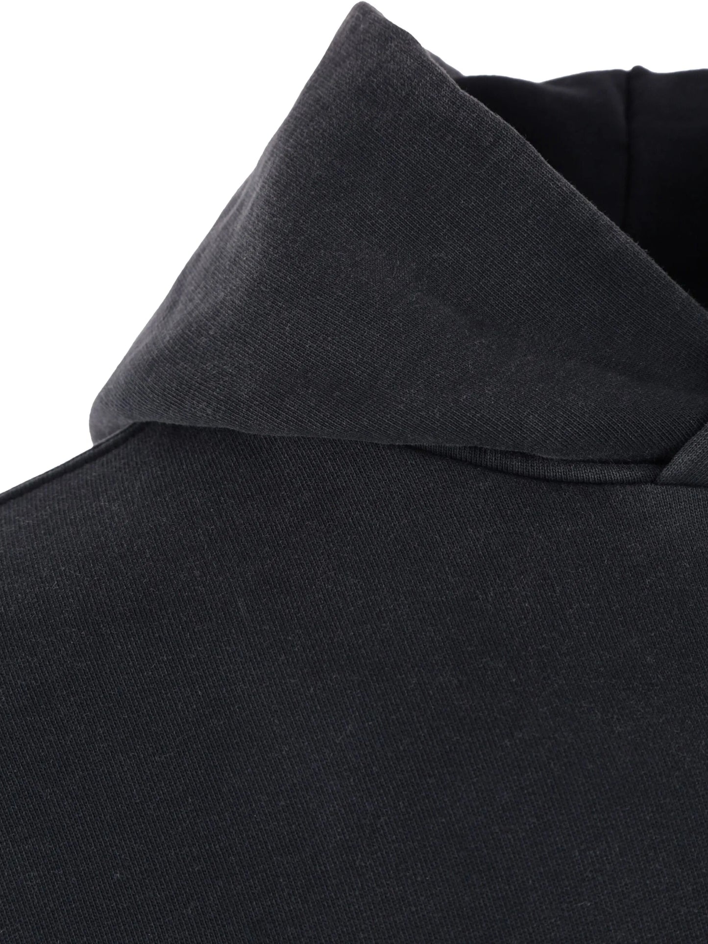 logo-embroidered cotton hoodie