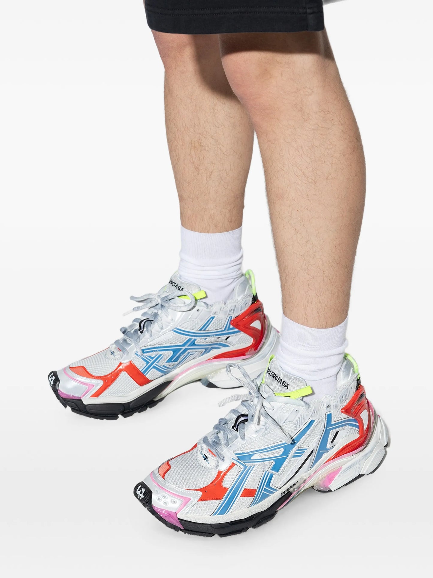 Runner panelled sneakers