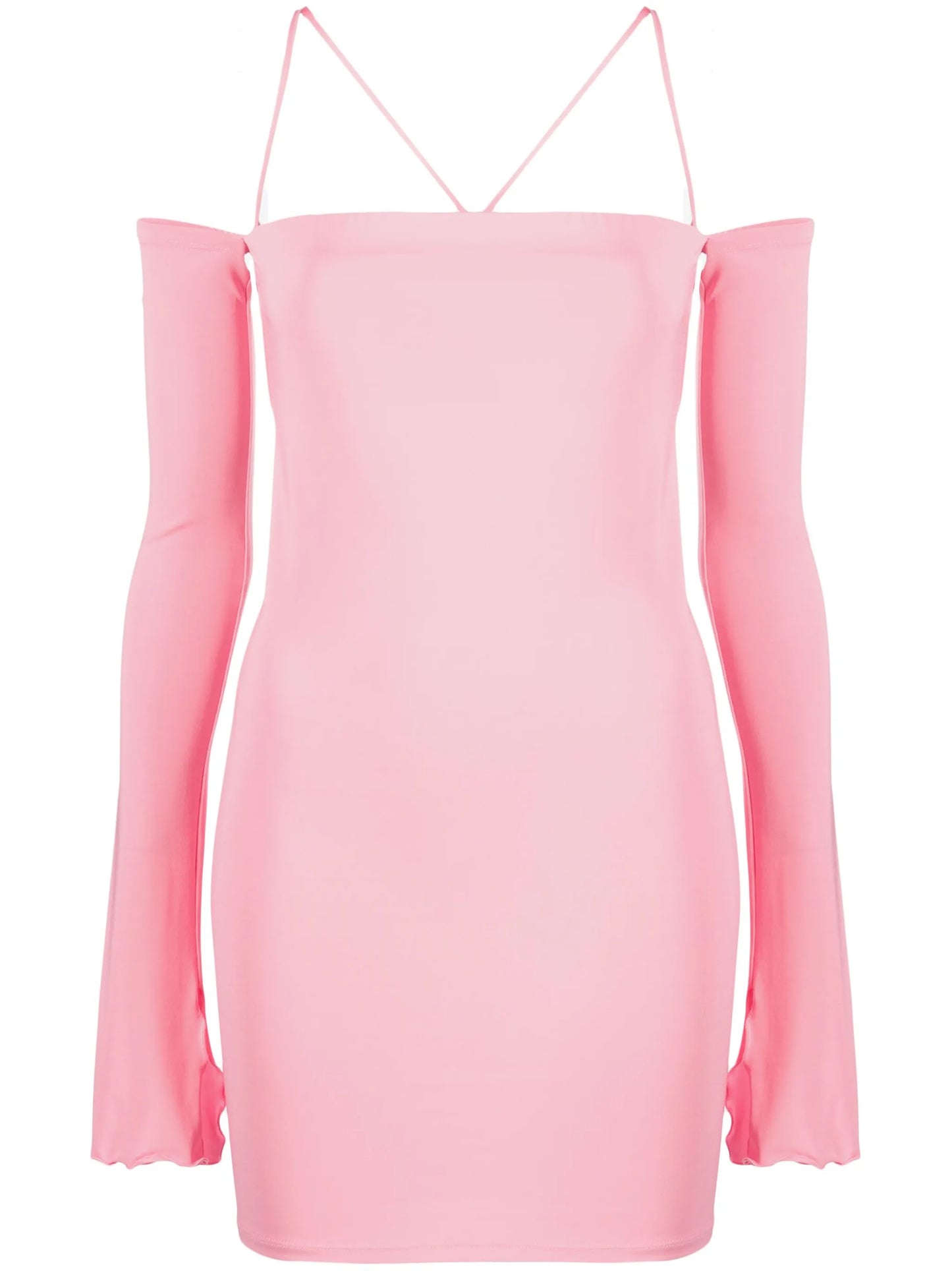 Maddy lace-up minidress