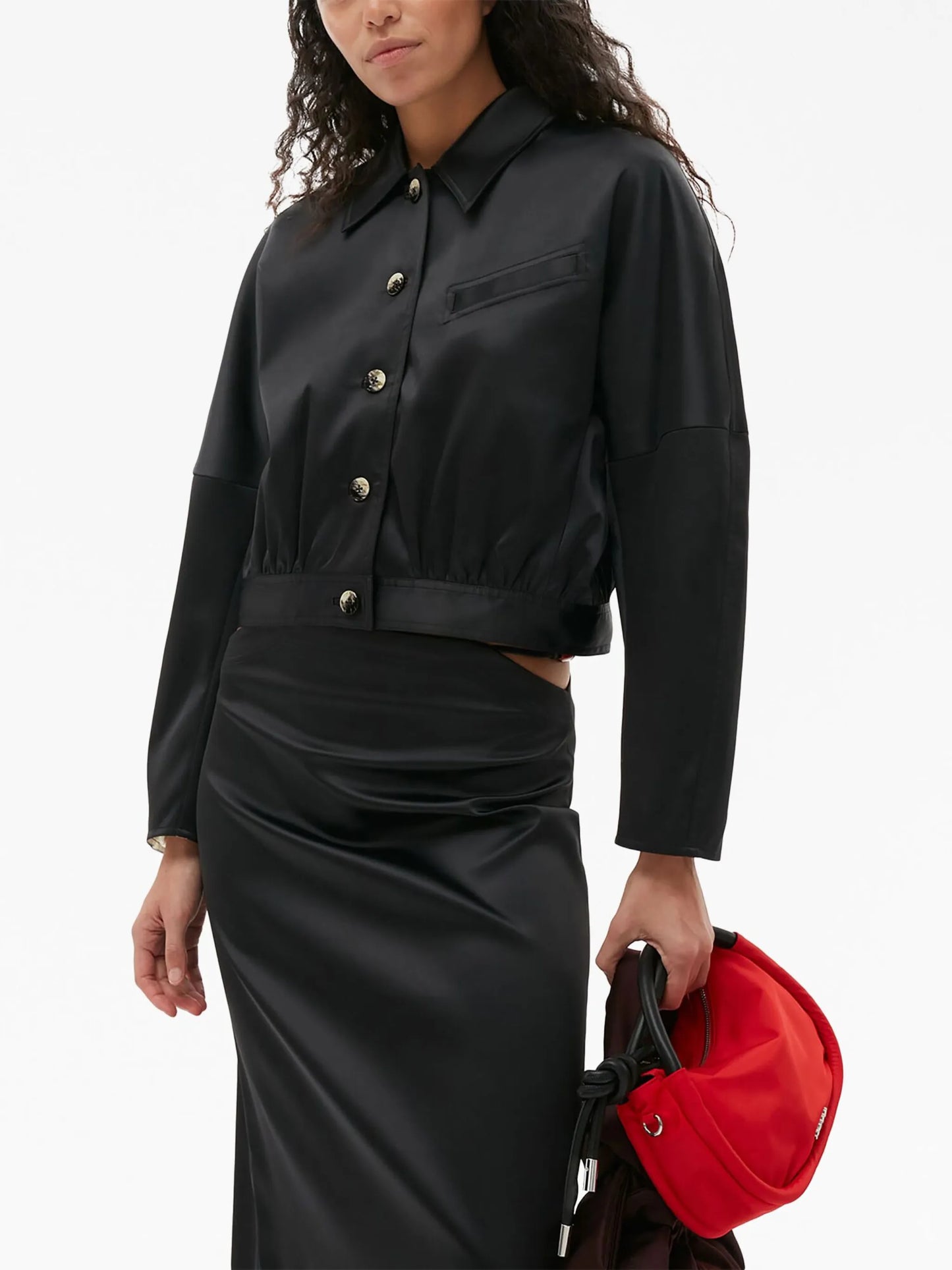 long-sleeve bomber jacket