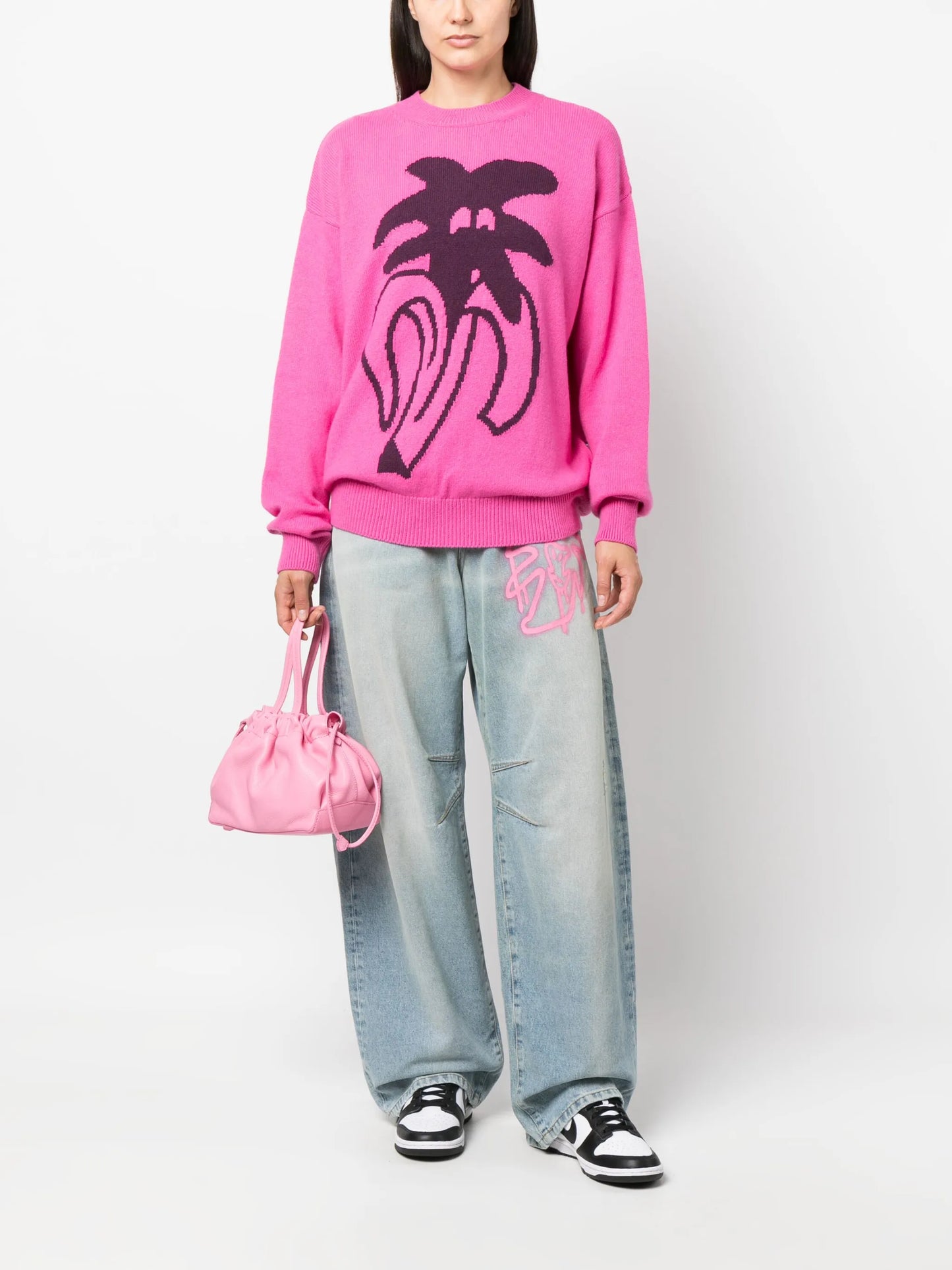 Jimmy intarsia-knit jumper