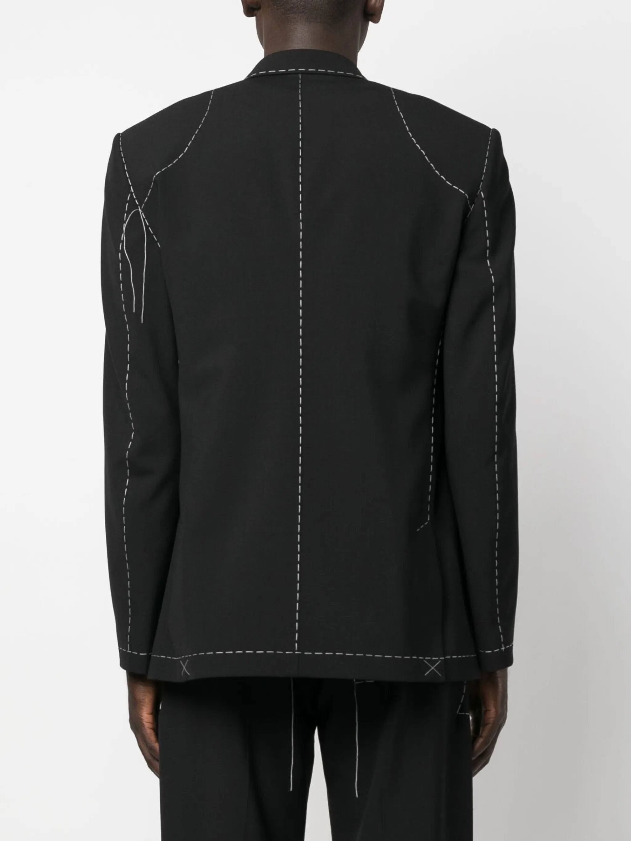 Stitch tailored double-breasted blazer
