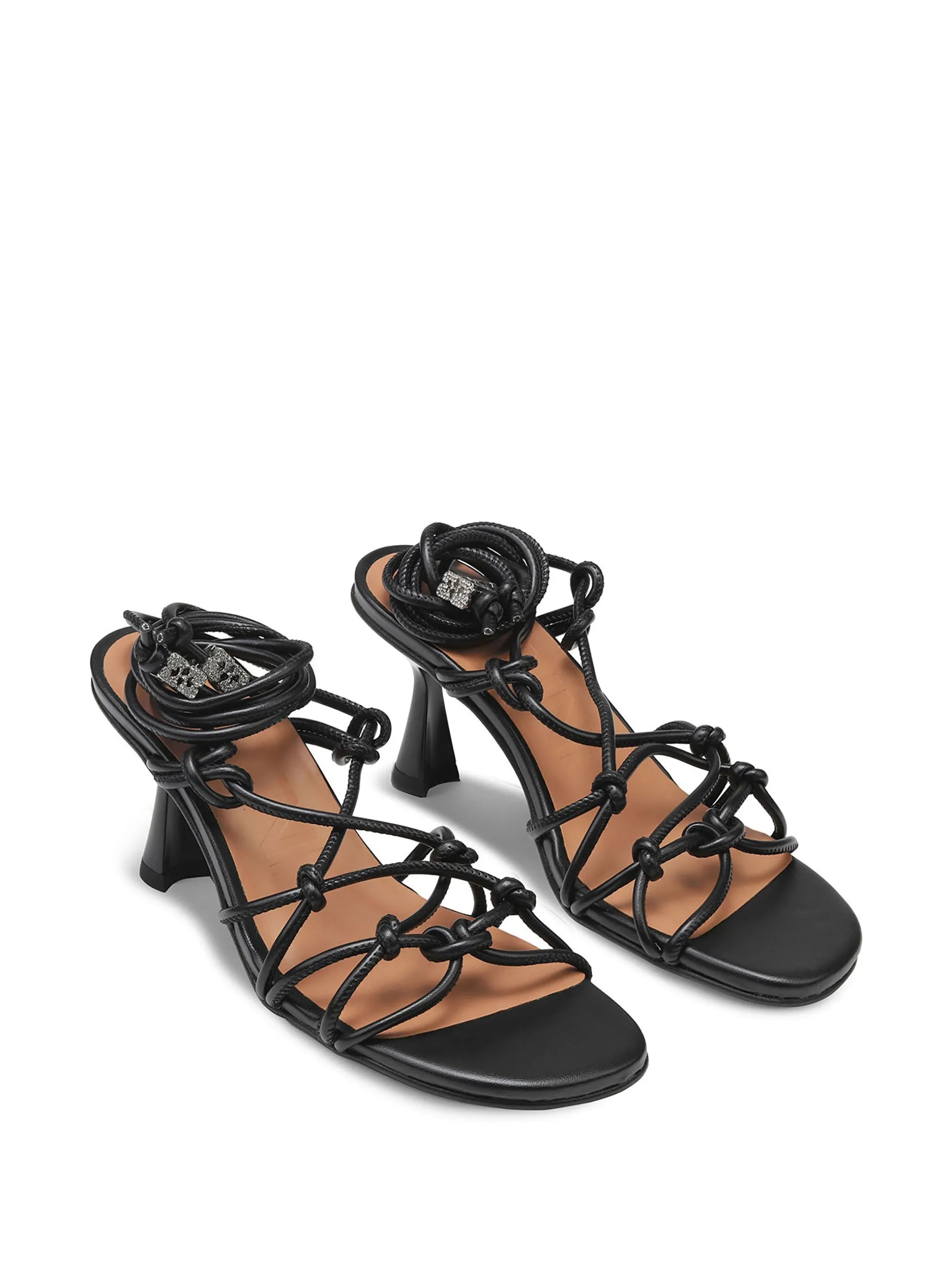 Knots leather sandals
