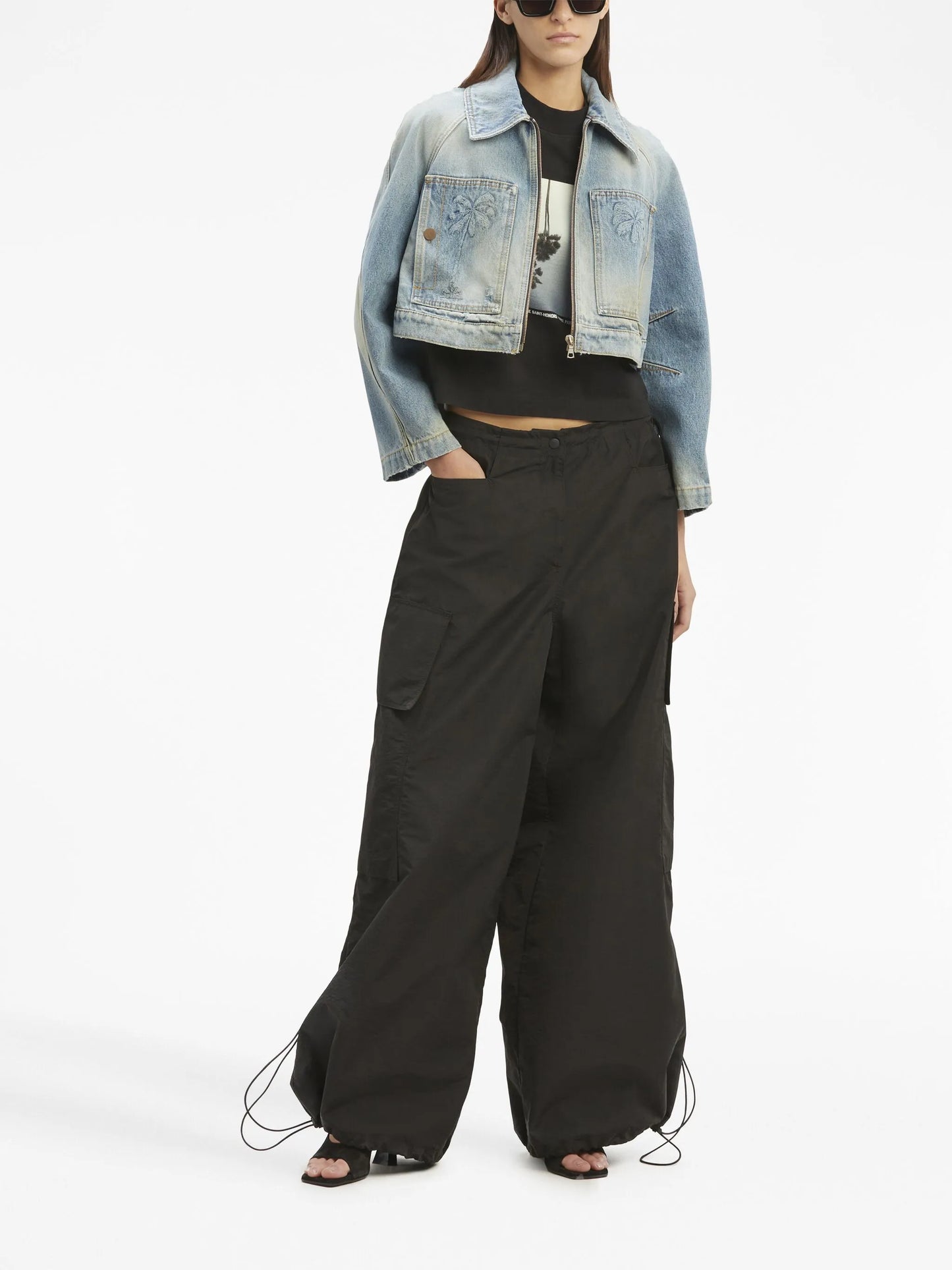 Paris cropped denim jacket