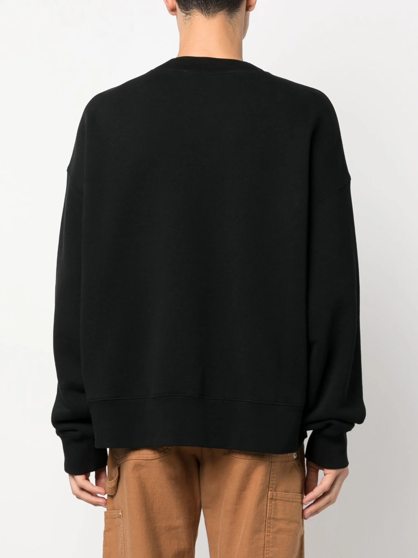 logo-print organic cotton sweatshirt