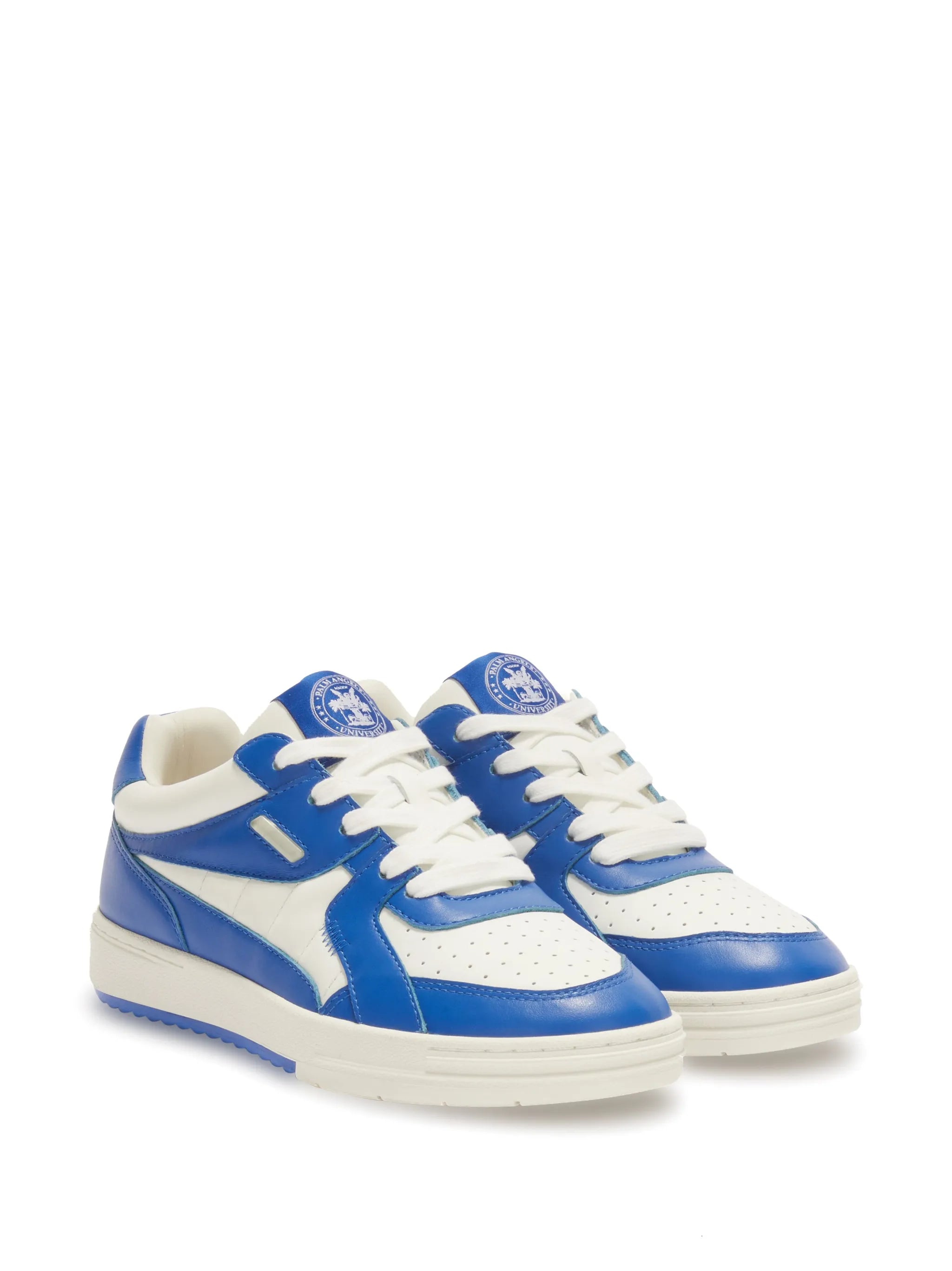 University lace-up leather sneakers