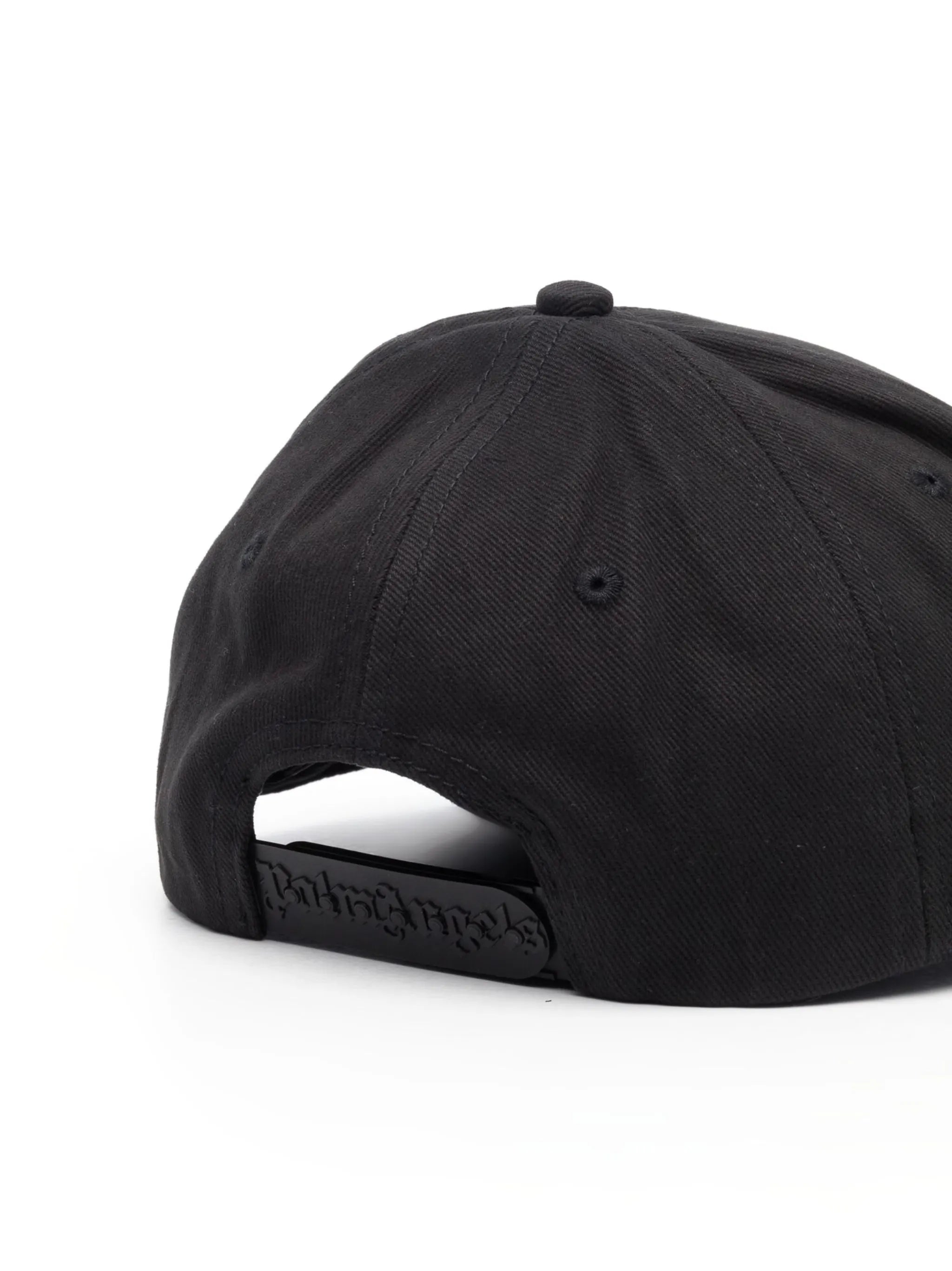 Sketchy logo-print baseball cap