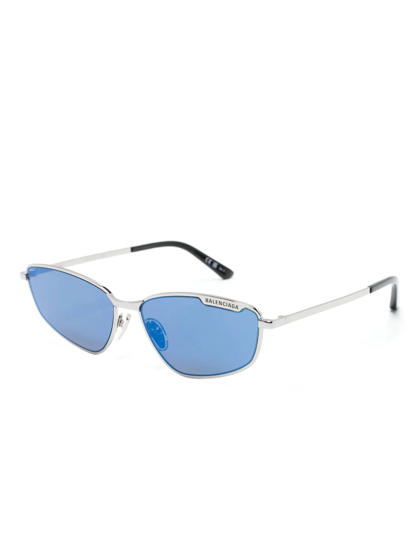 geometric-frame sunglasses