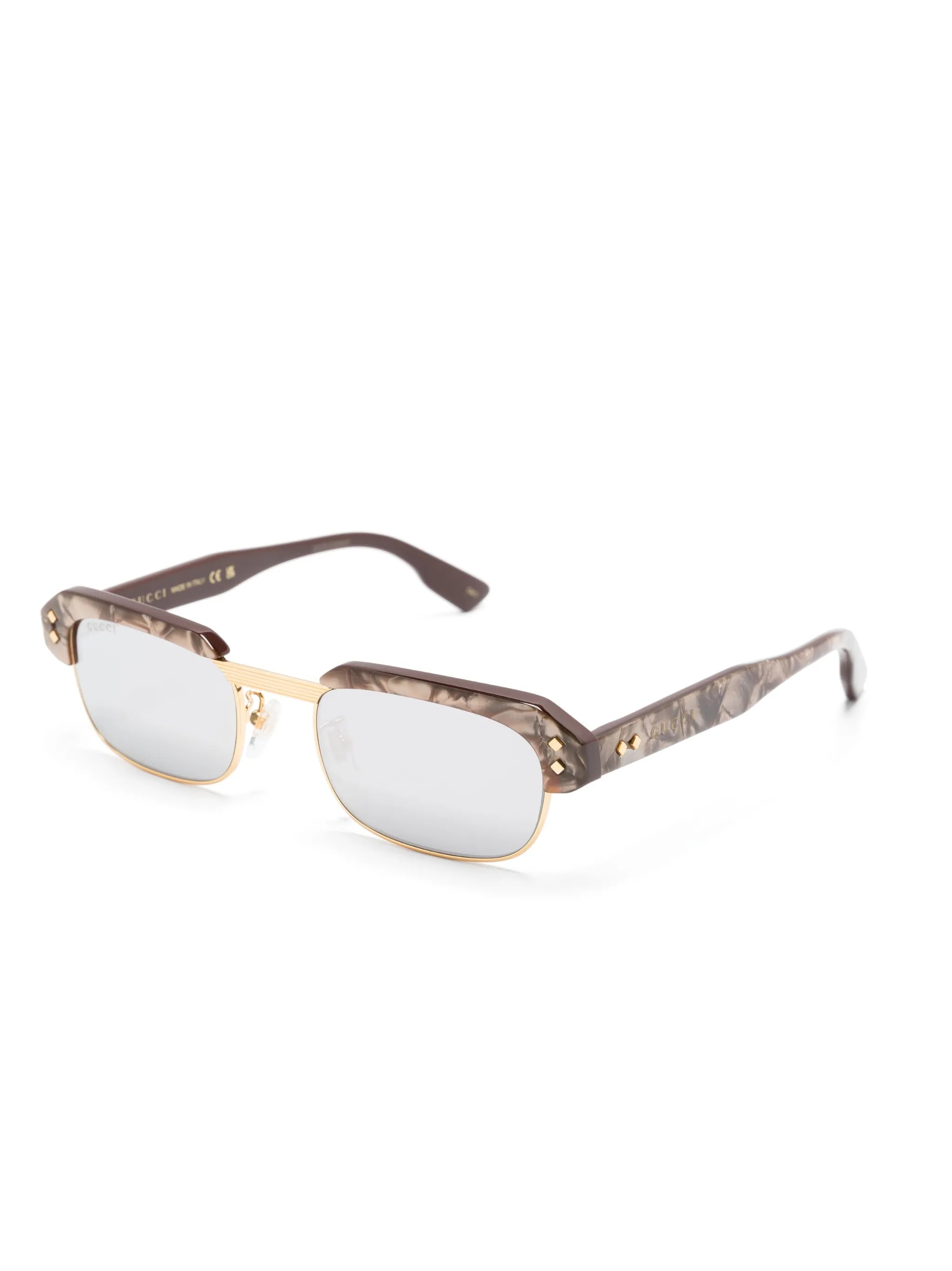 logo-embossed sunglasses