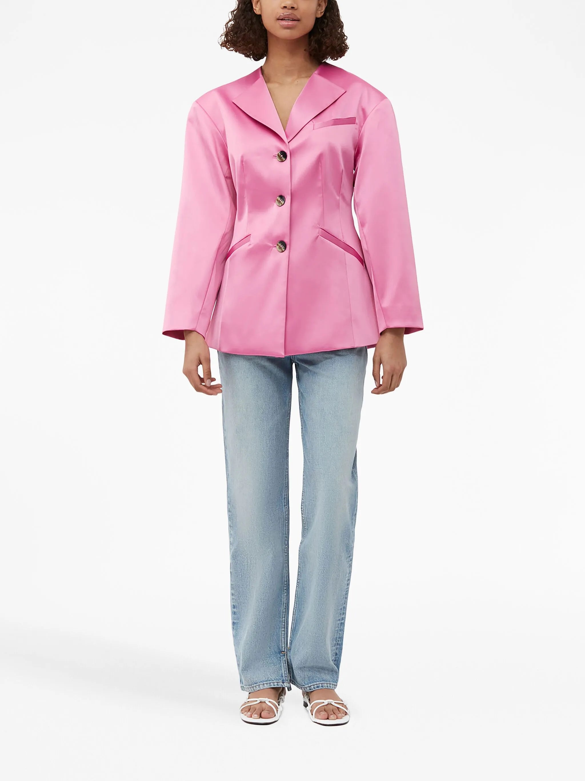 single-breasted blazer