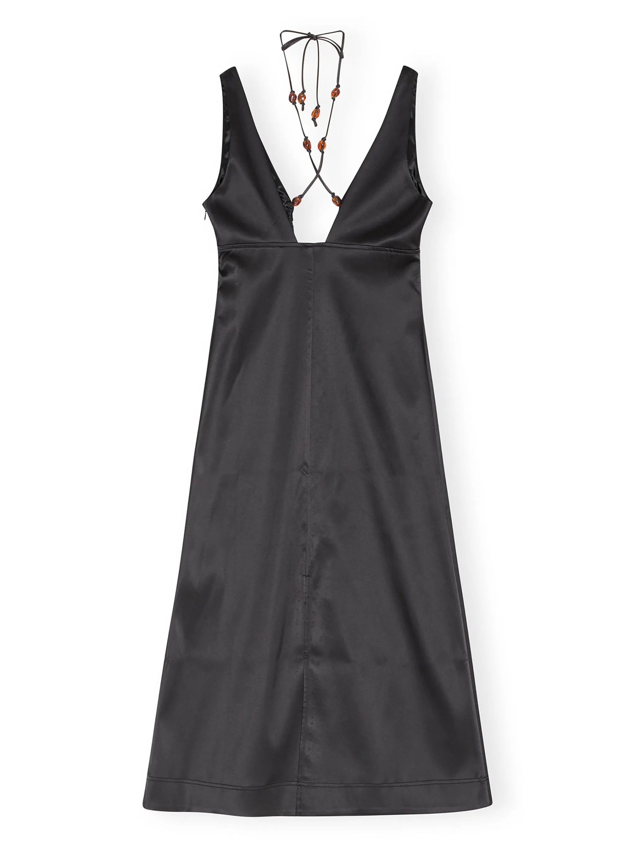 v-neck sleeveless dress