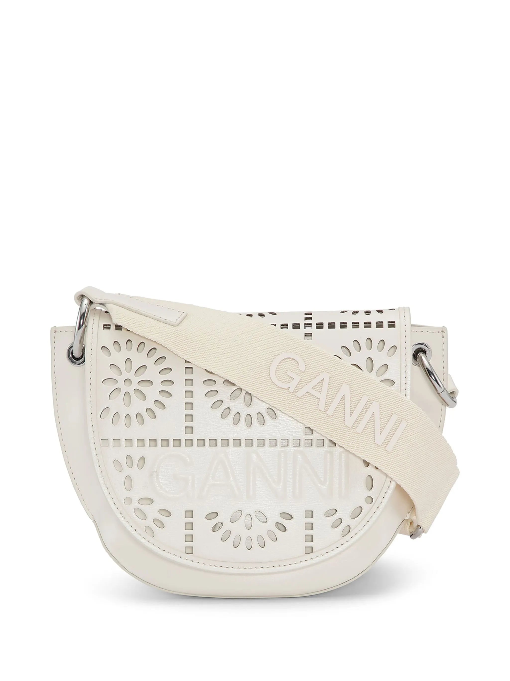 perforated shoulder bag