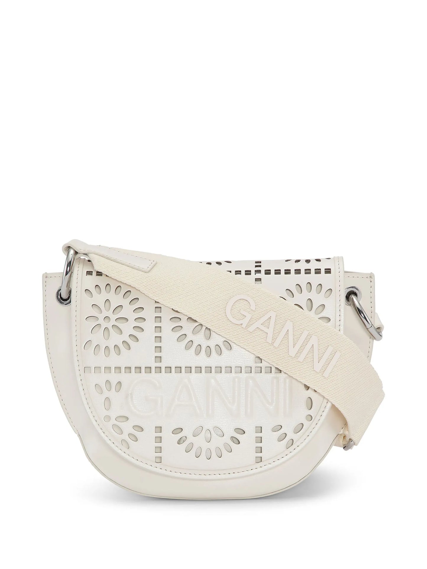 perforated shoulder bag