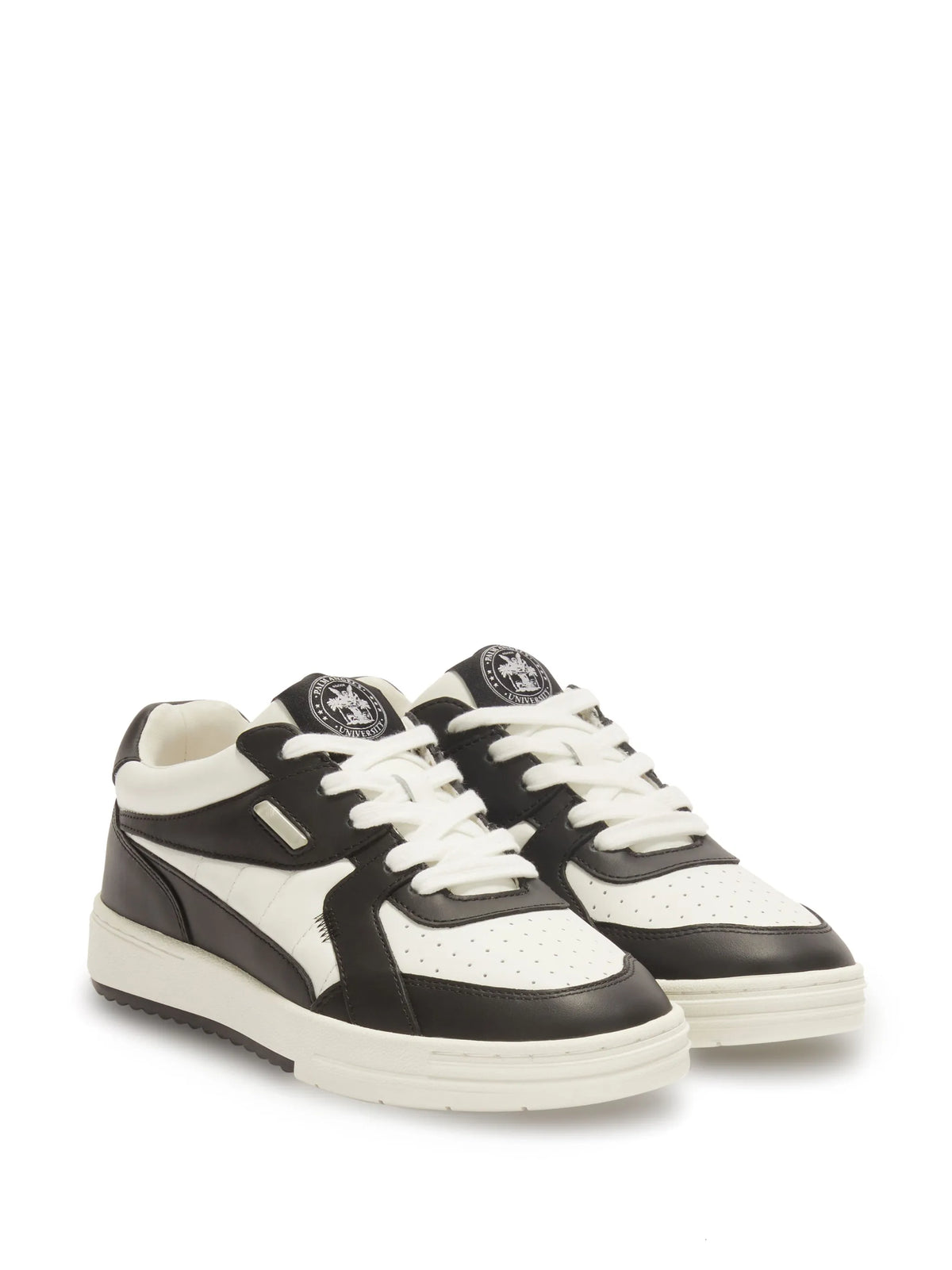 University lace-up leather sneakers