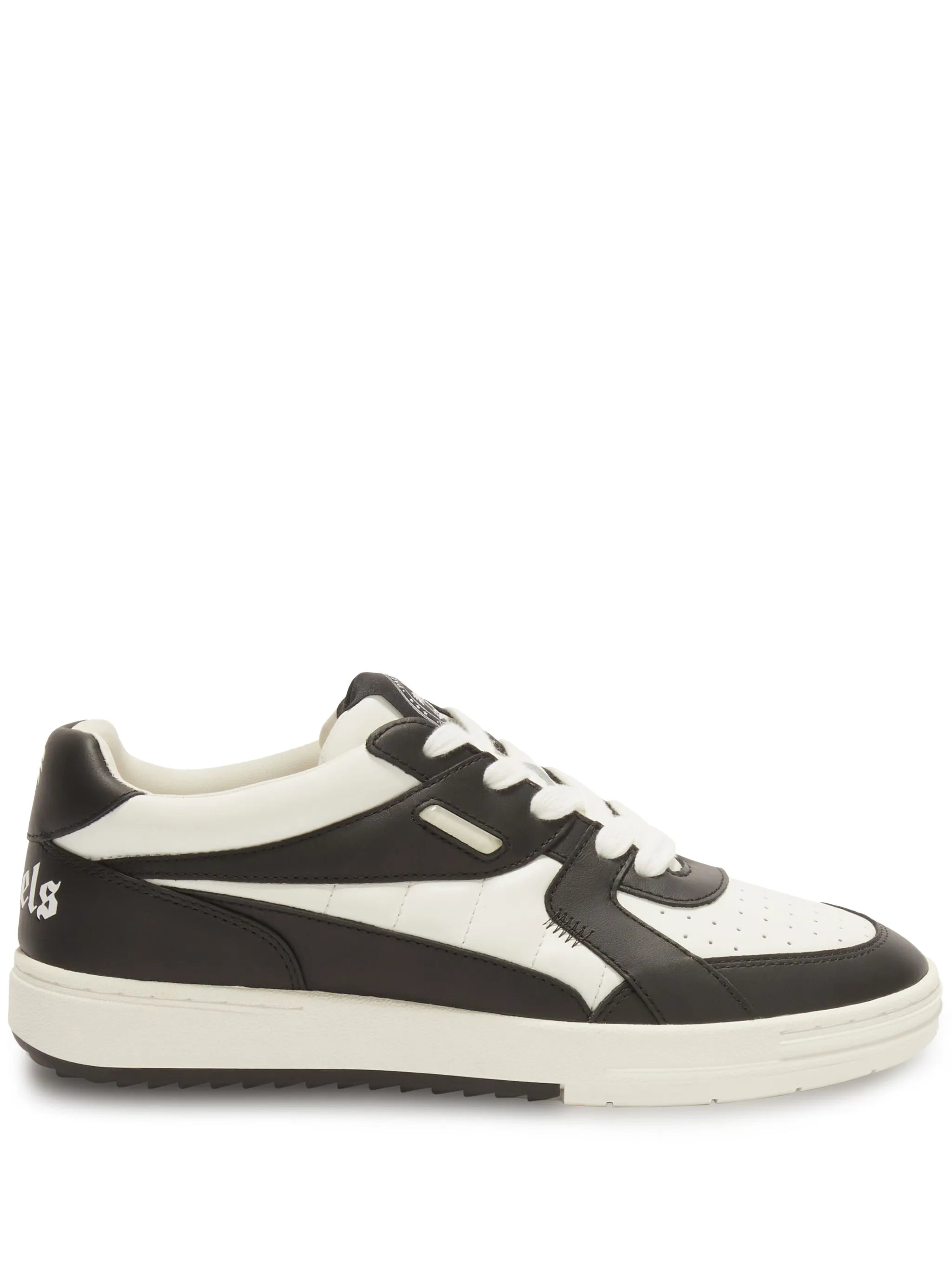 University lace-up leather sneakers