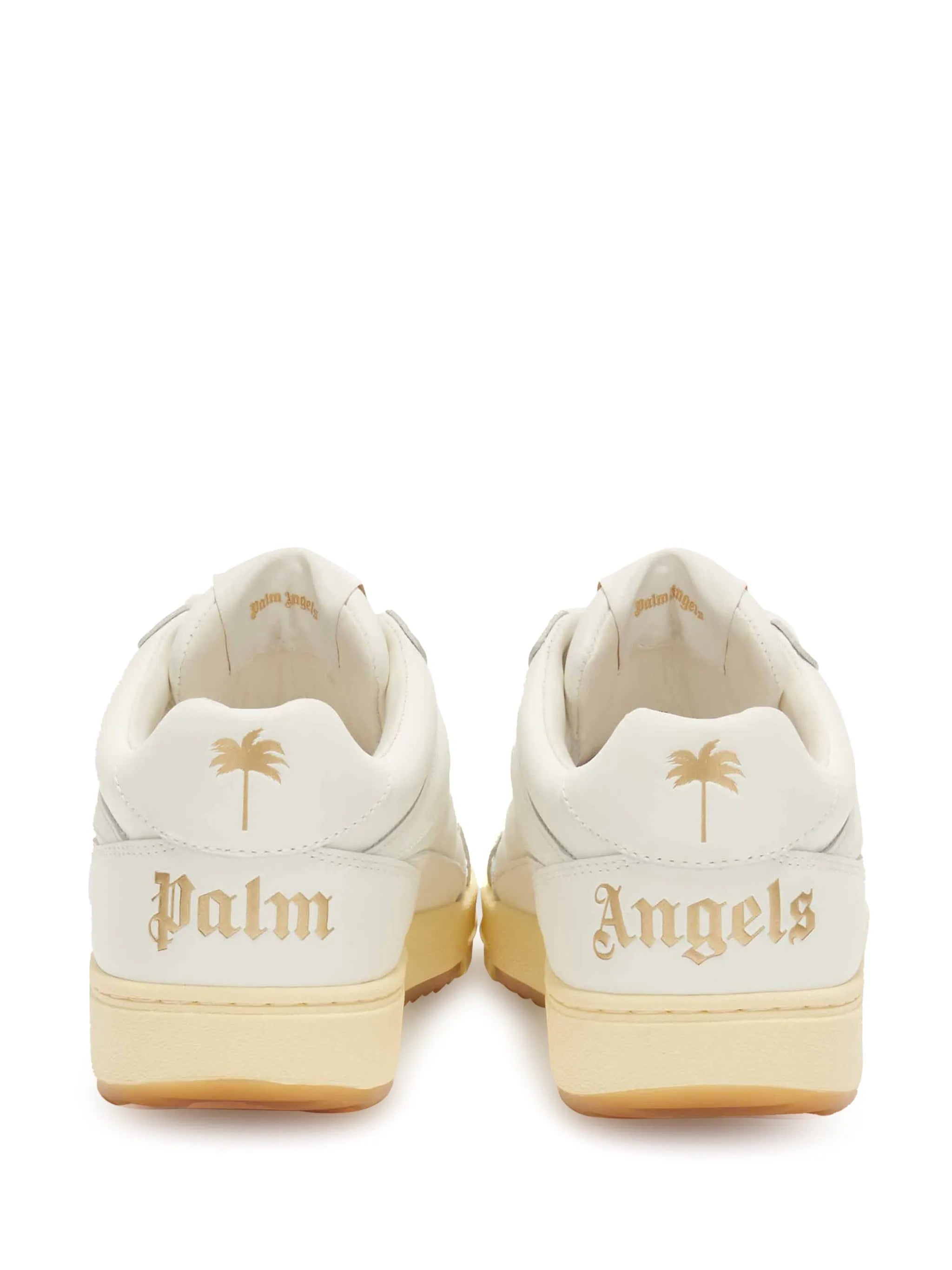University lace-up leather sneakers
