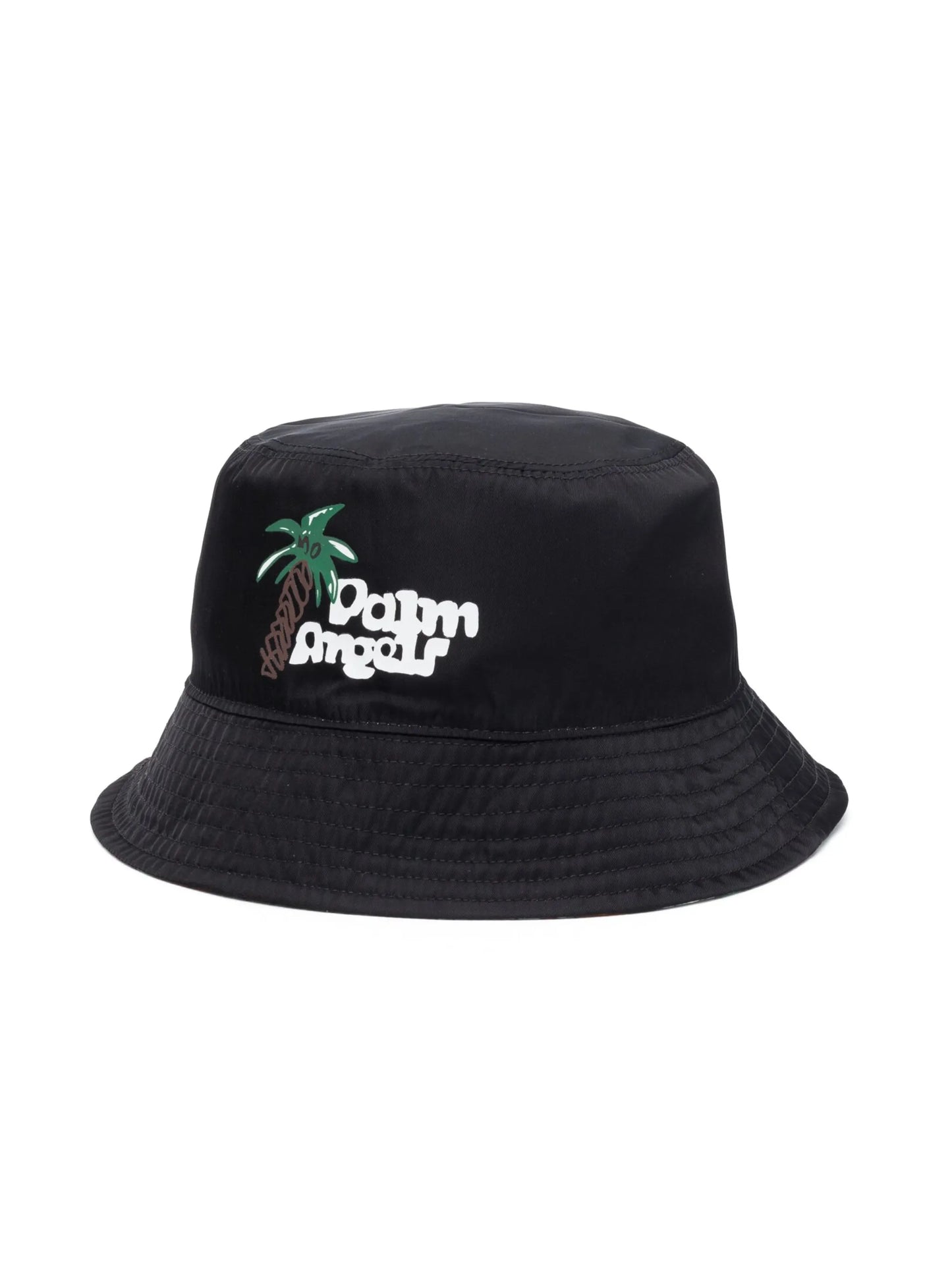 sketch-print reversible bucket hat