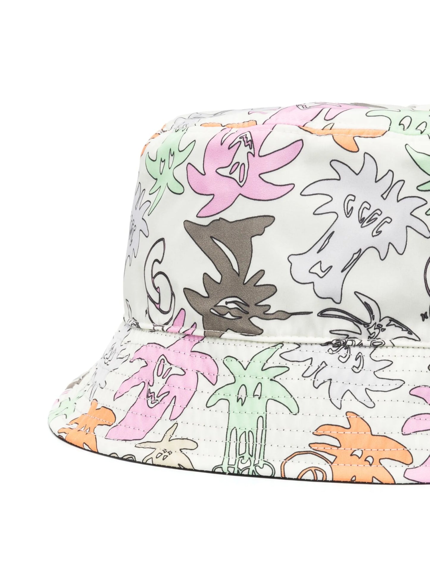 sketch-print reversible bucket hat