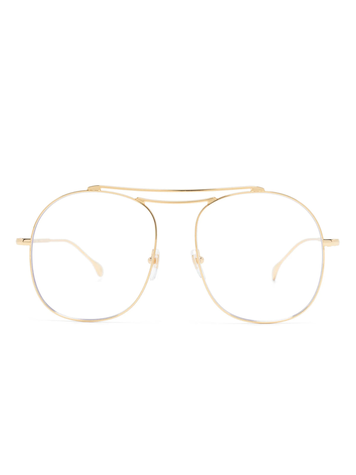 double-bridge pilot-frame glasses