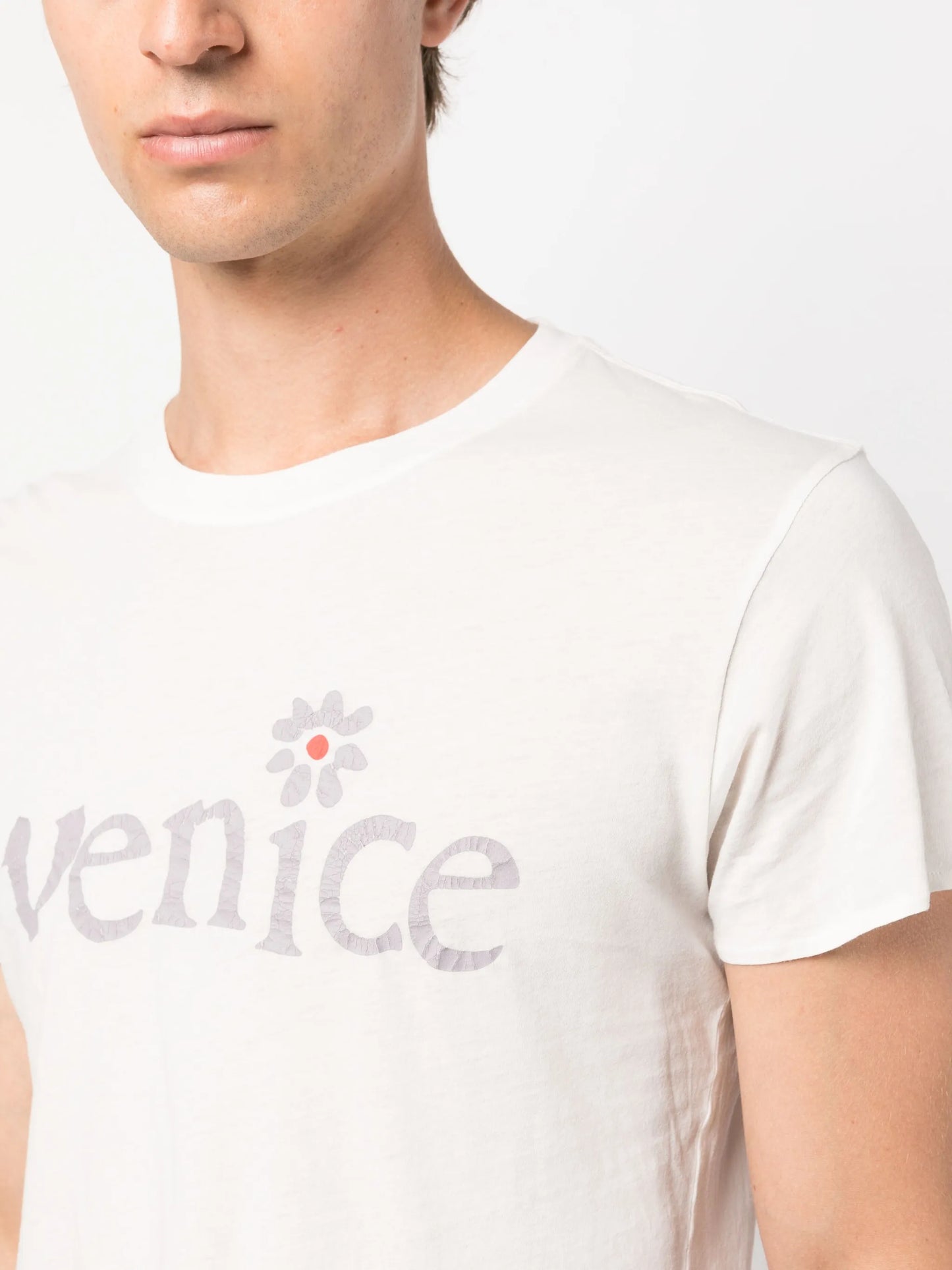 Venice slogan-print cotton T-shirt