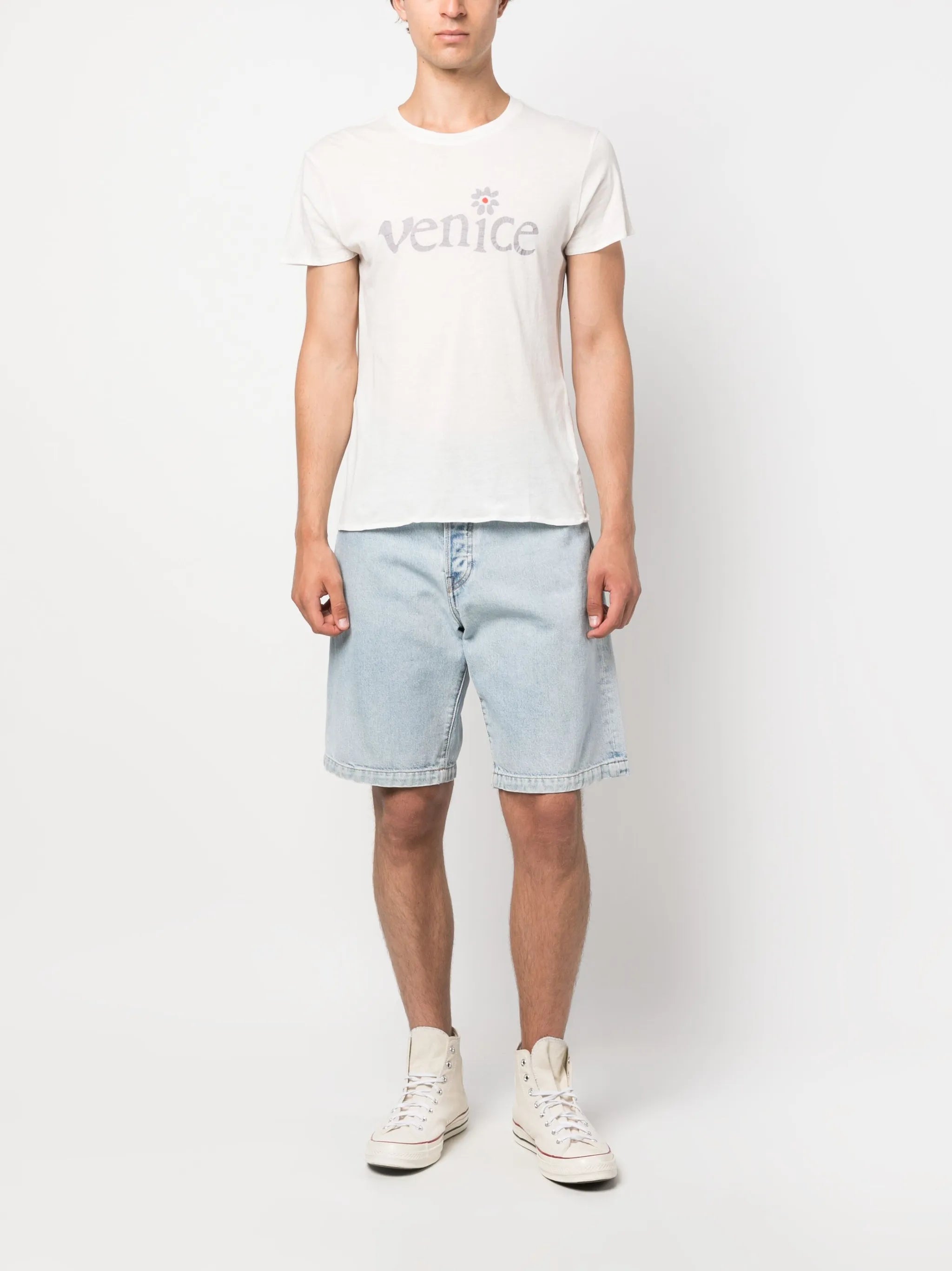 Venice slogan-print cotton T-shirt