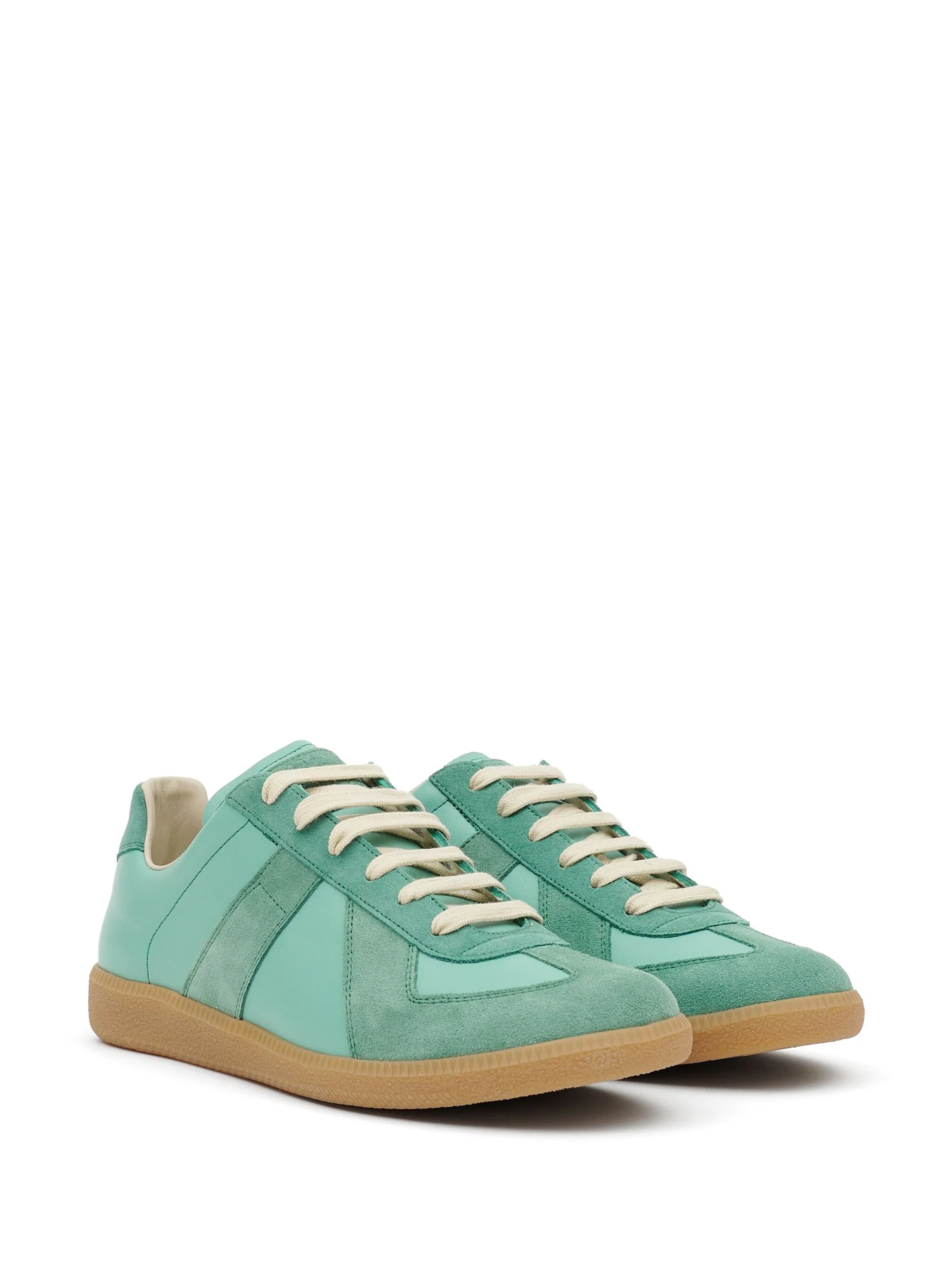Replica low-top leather sneakers