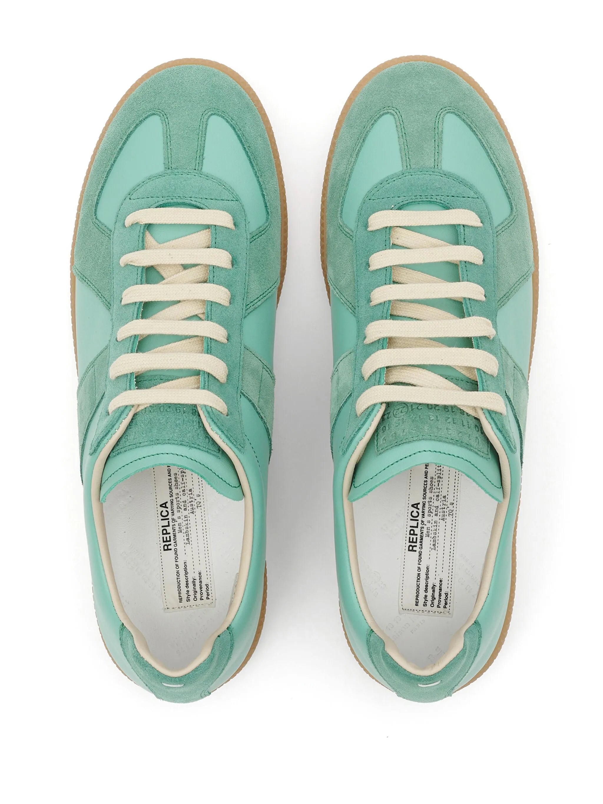 Replica low-top leather sneakers