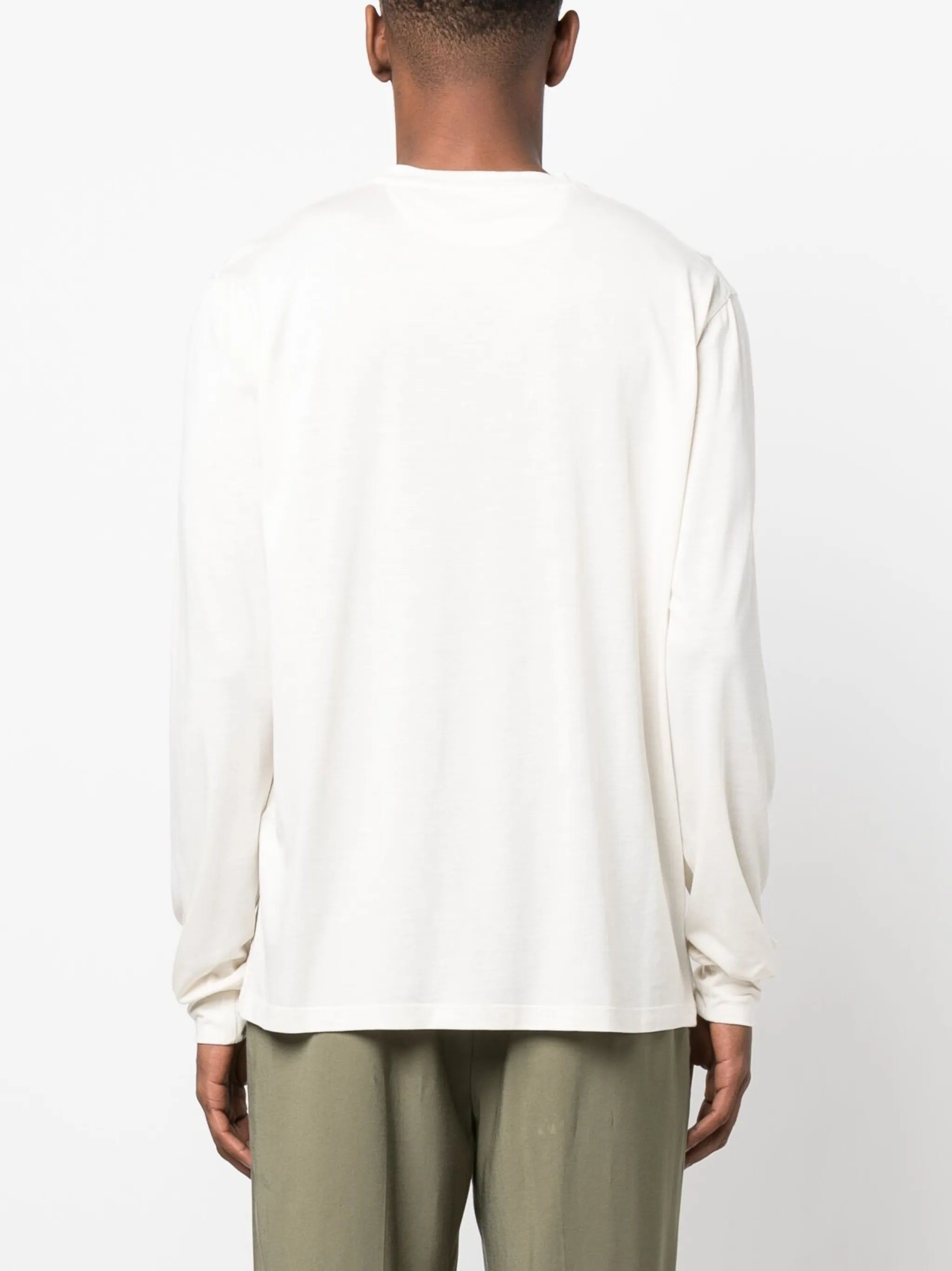 mélange long-sleeve T-shirt