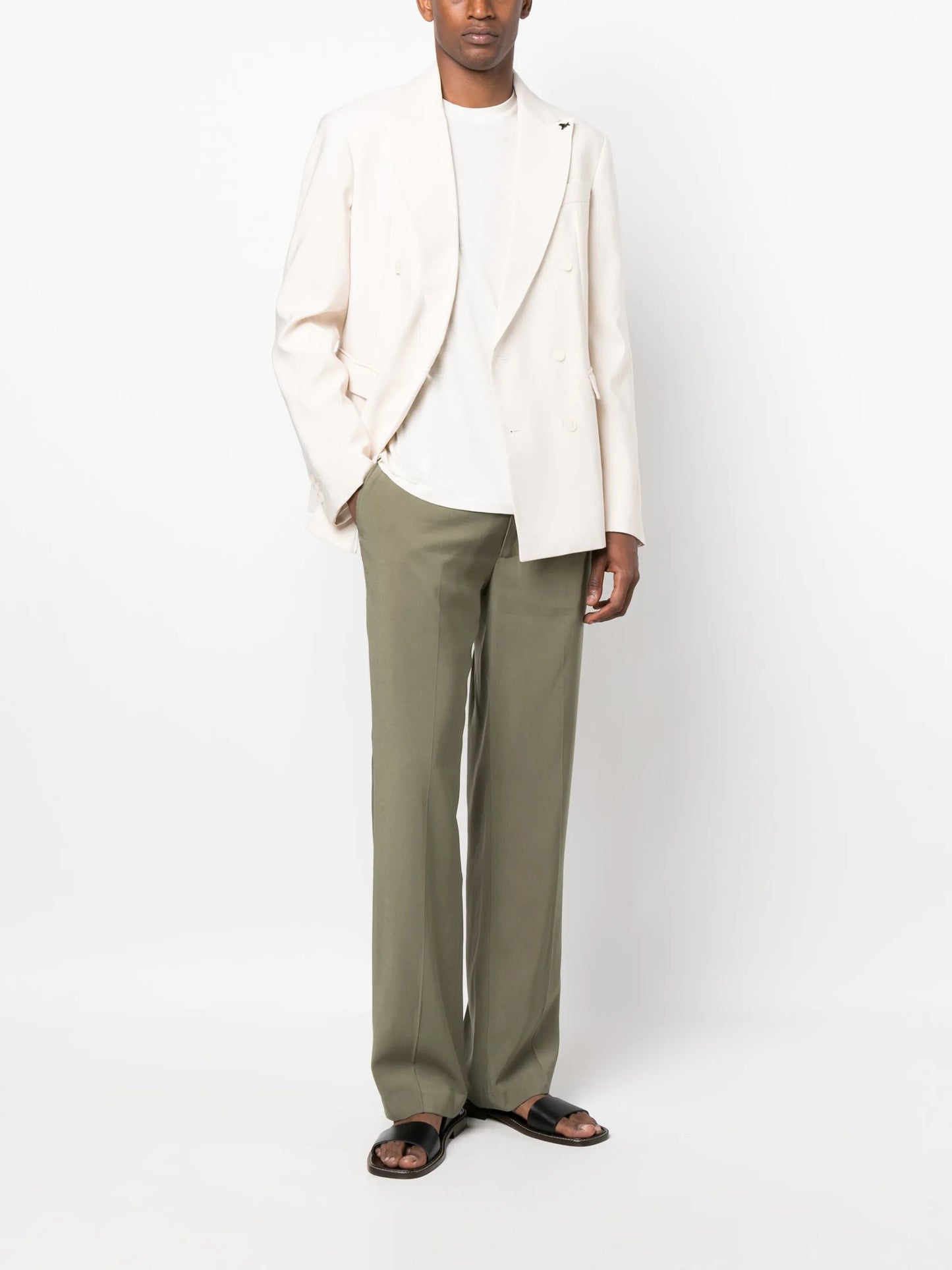 mélange long-sleeve T-shirt