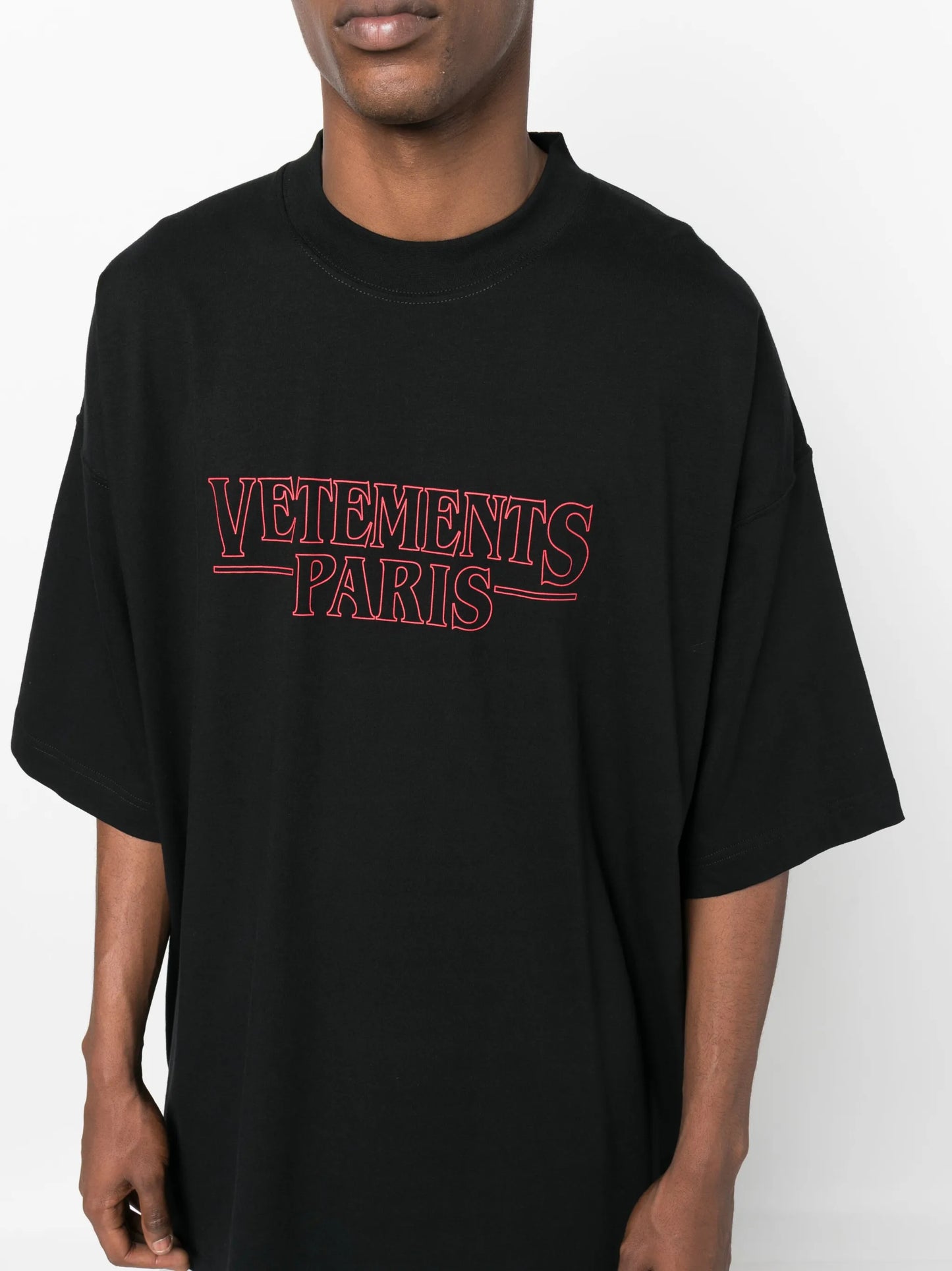 Paris logo-print short-sleeve T-shirt