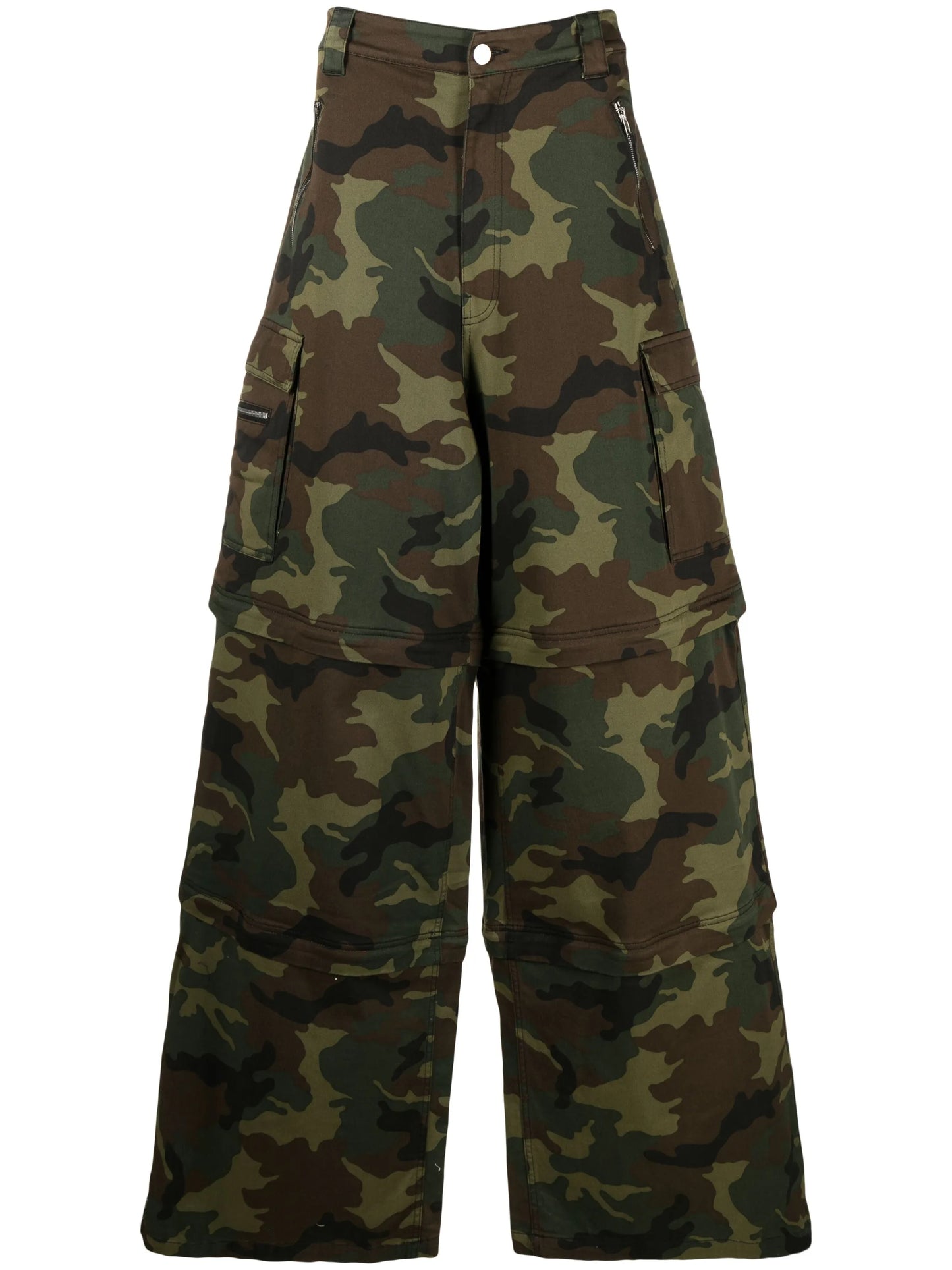 Transformer camouflage cargo trousers