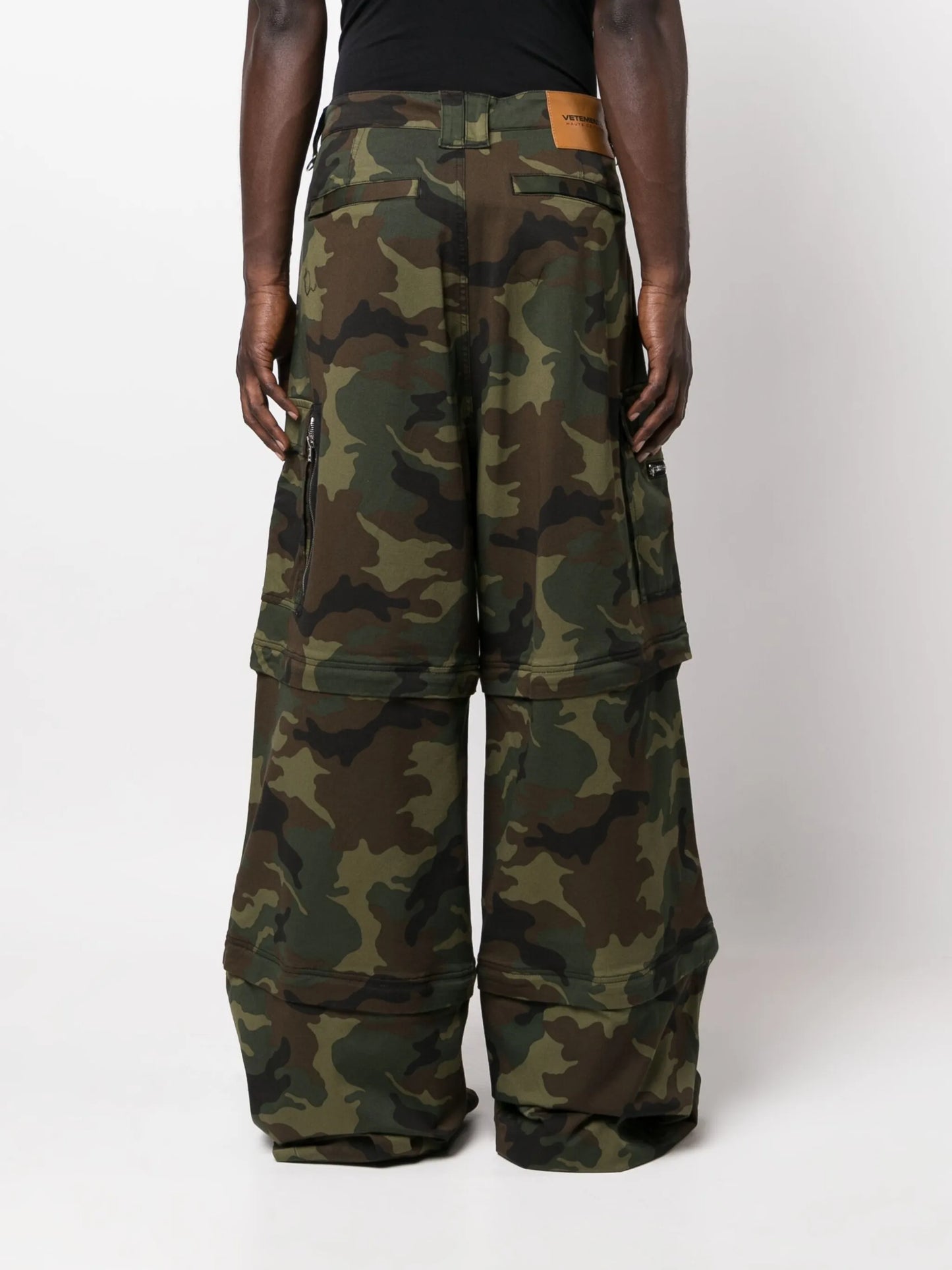 Transformer camouflage cargo trousers