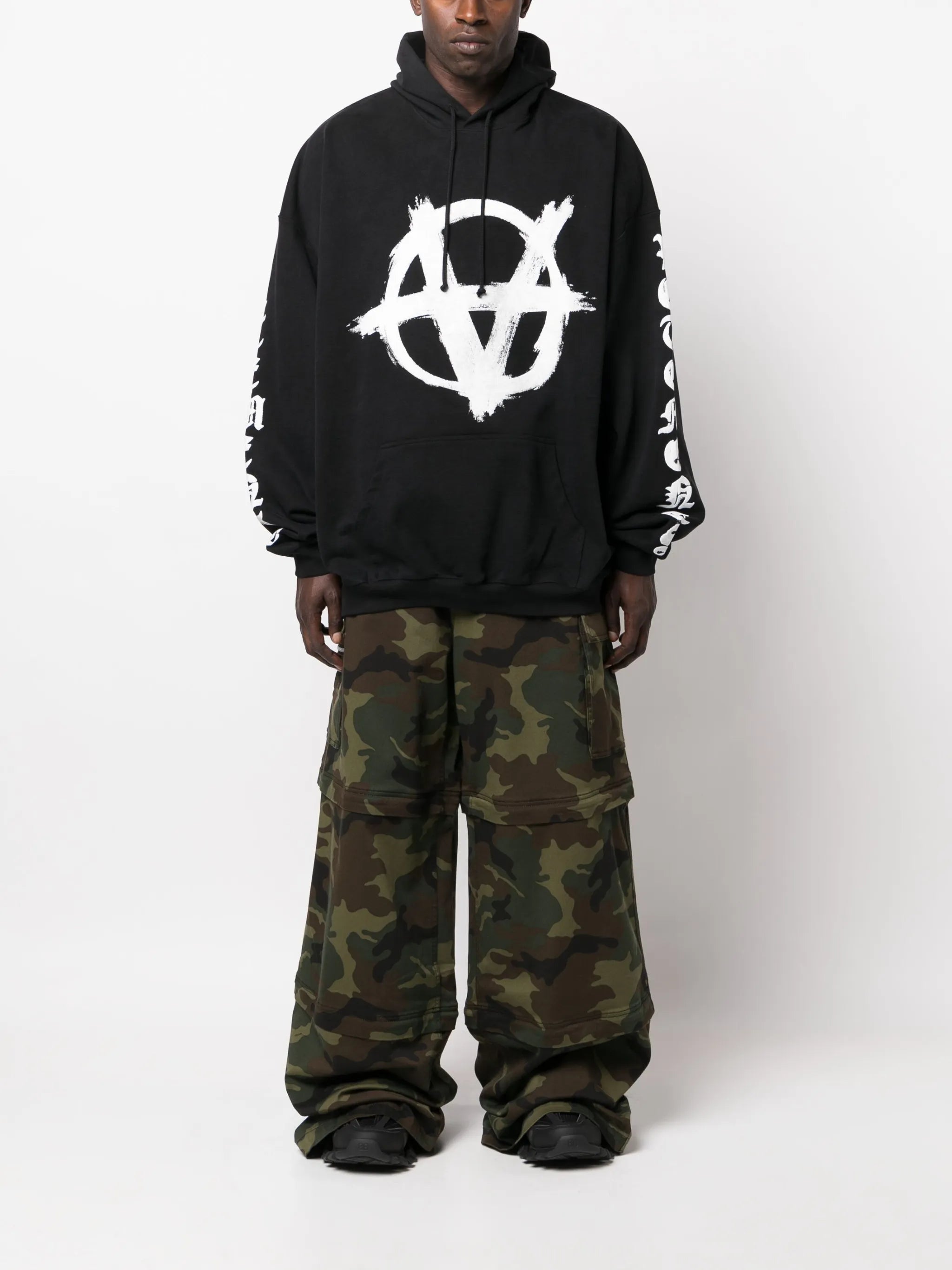 Transformer camouflage cargo trousers