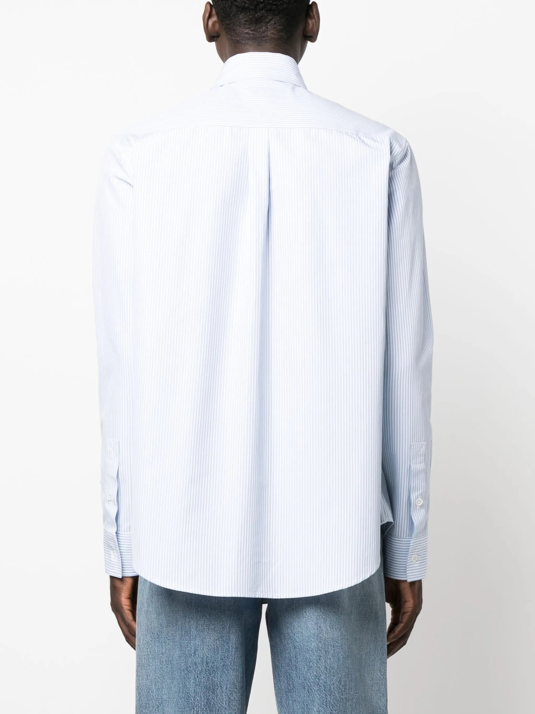 striped long-sleeve shirt