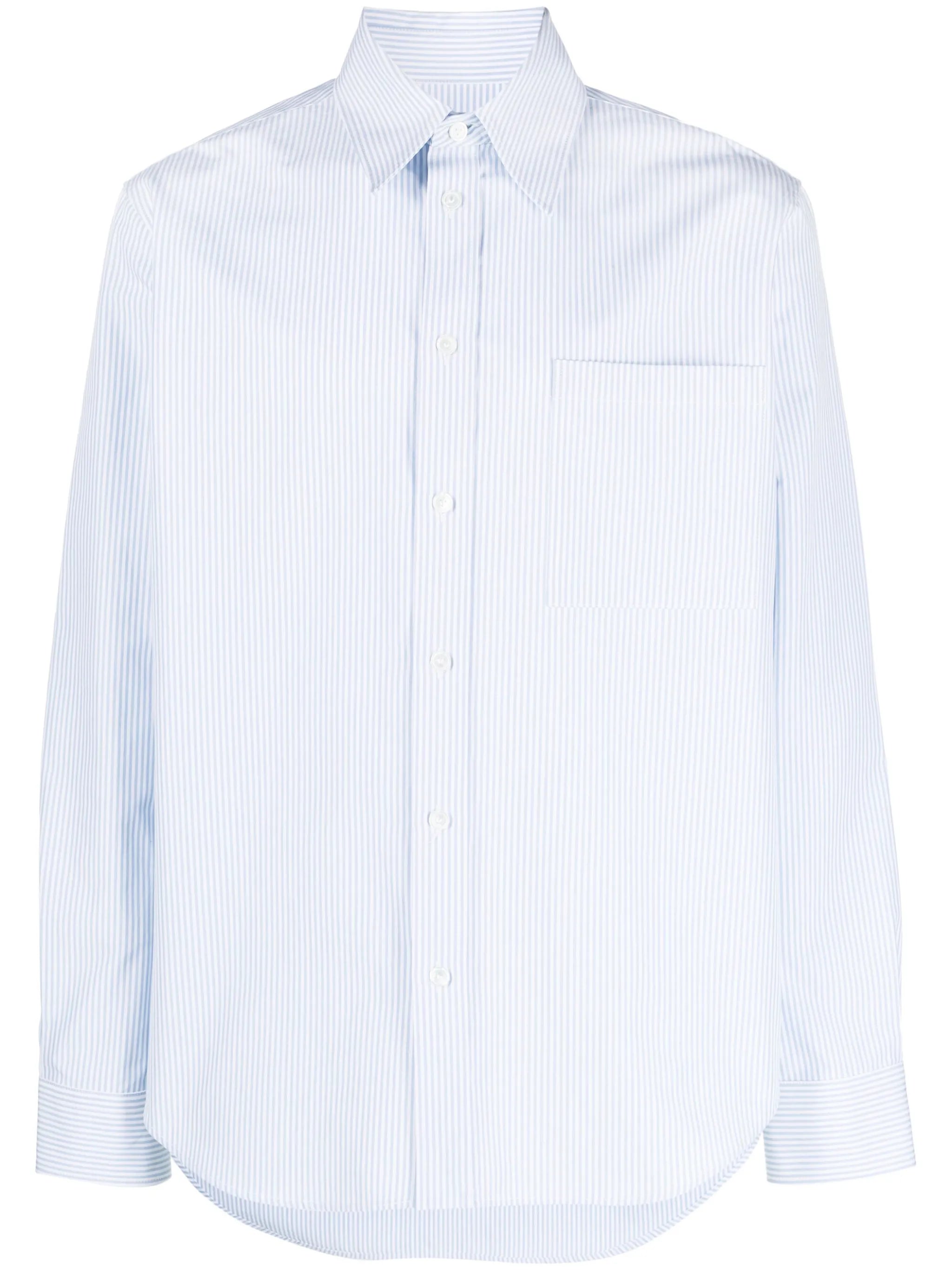 striped long-sleeve shirt
