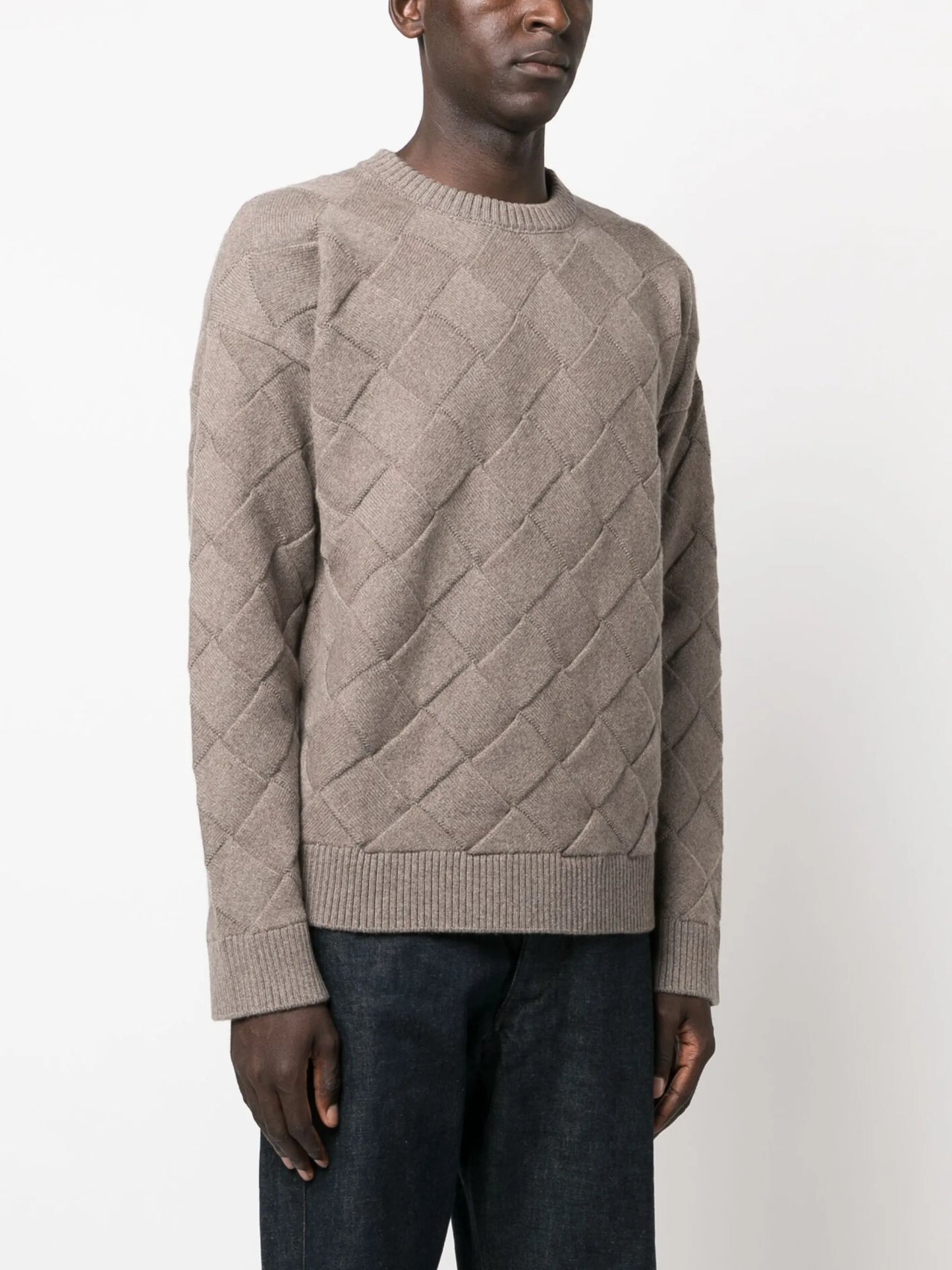 Intreccio crew-neck jumper
