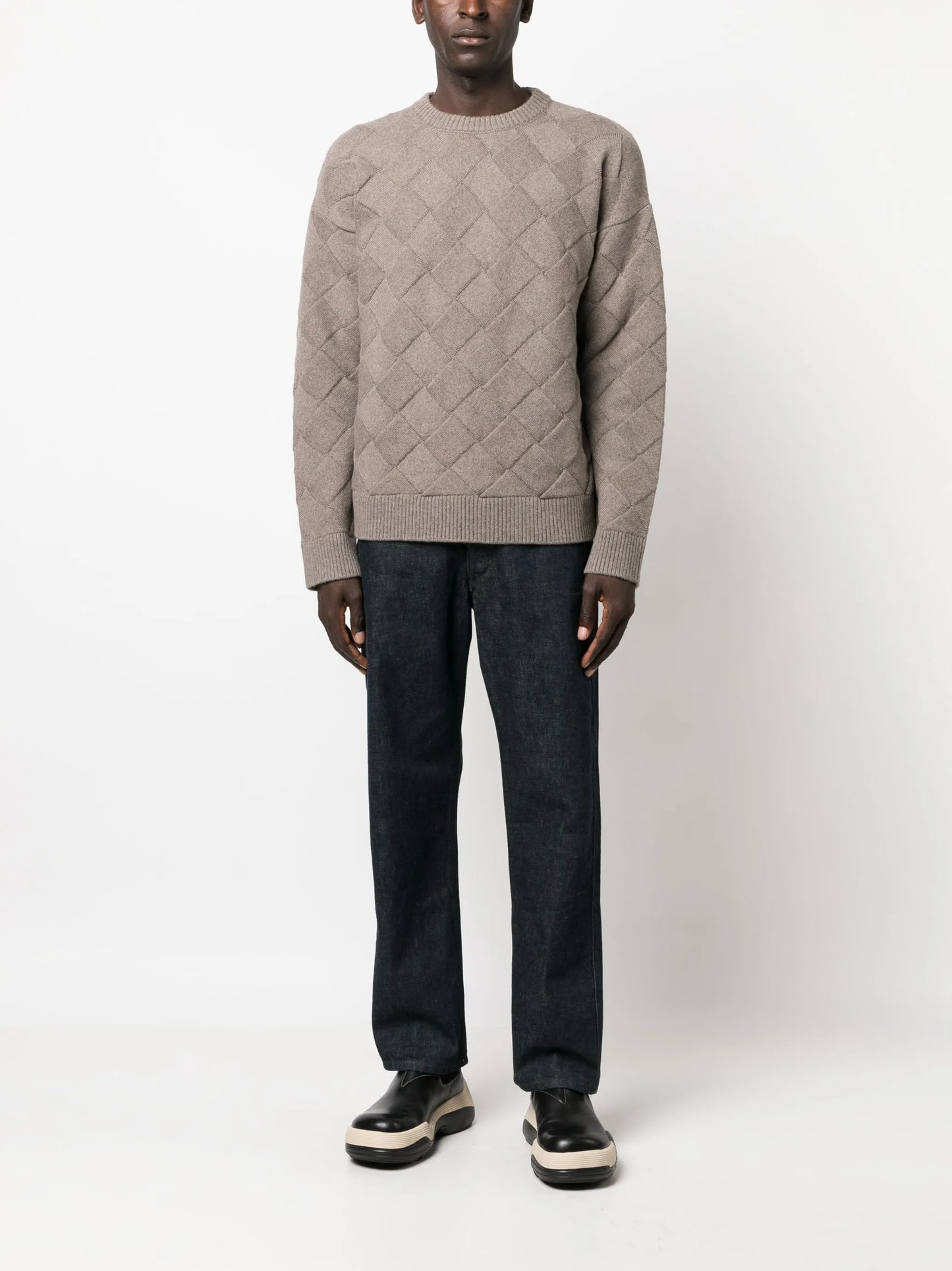 Intreccio crew-neck jumper