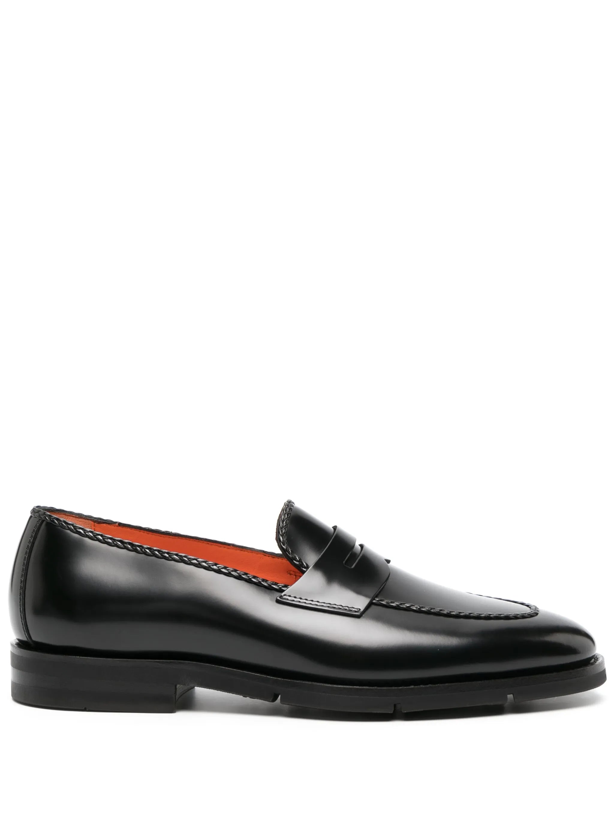 Grifone leather loafers
