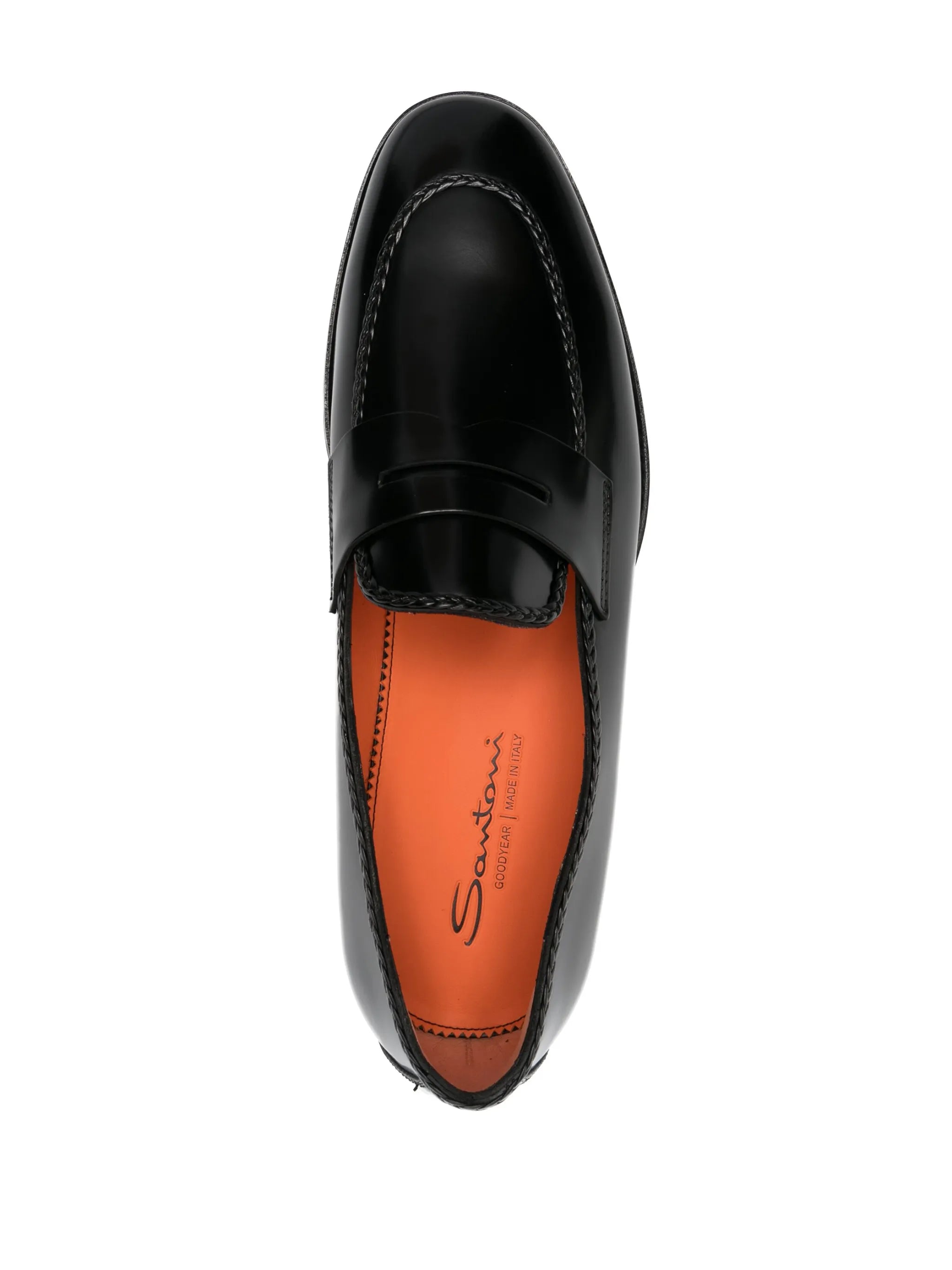 Grifone leather loafers