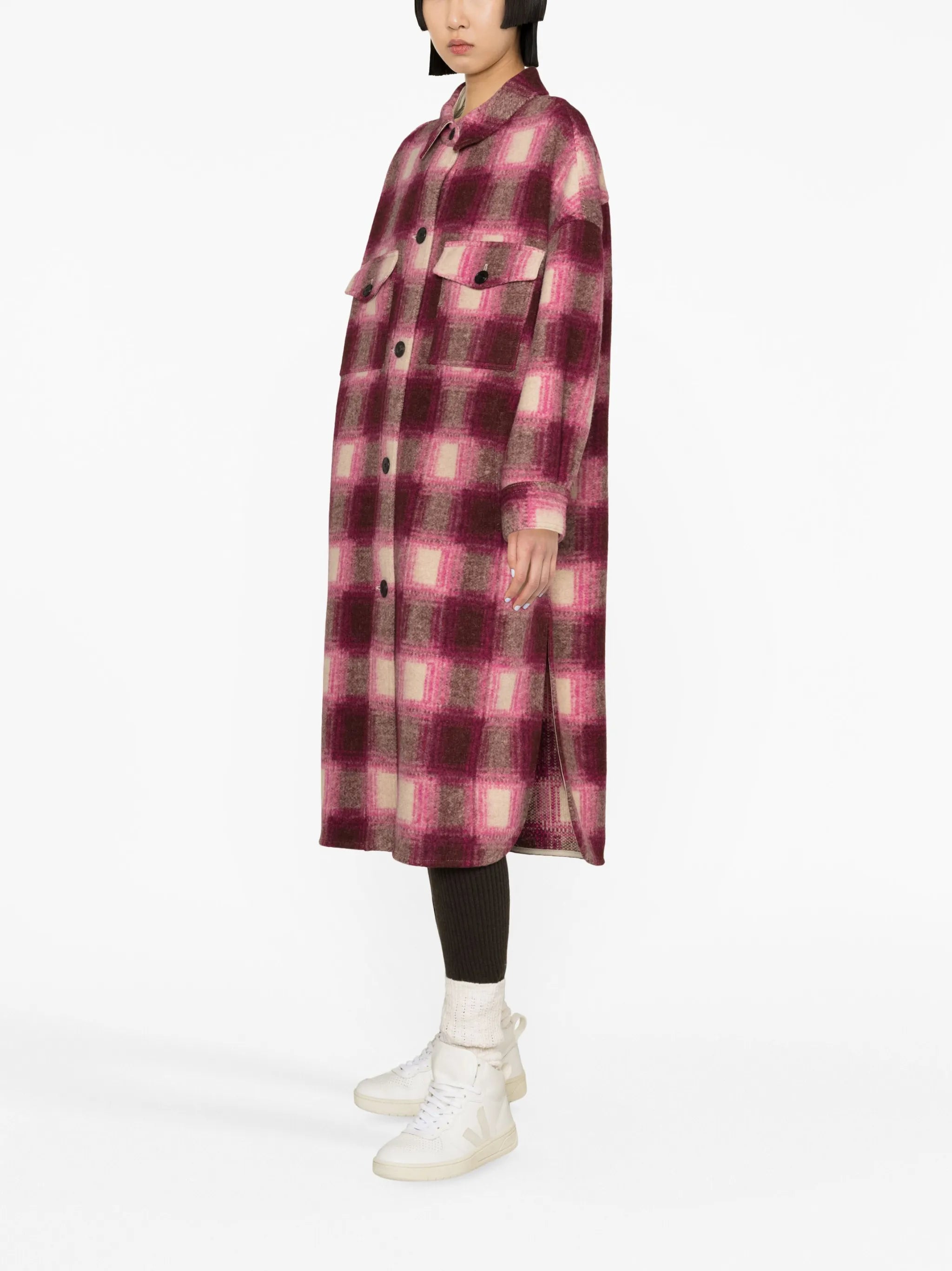 Fontizi checked coat