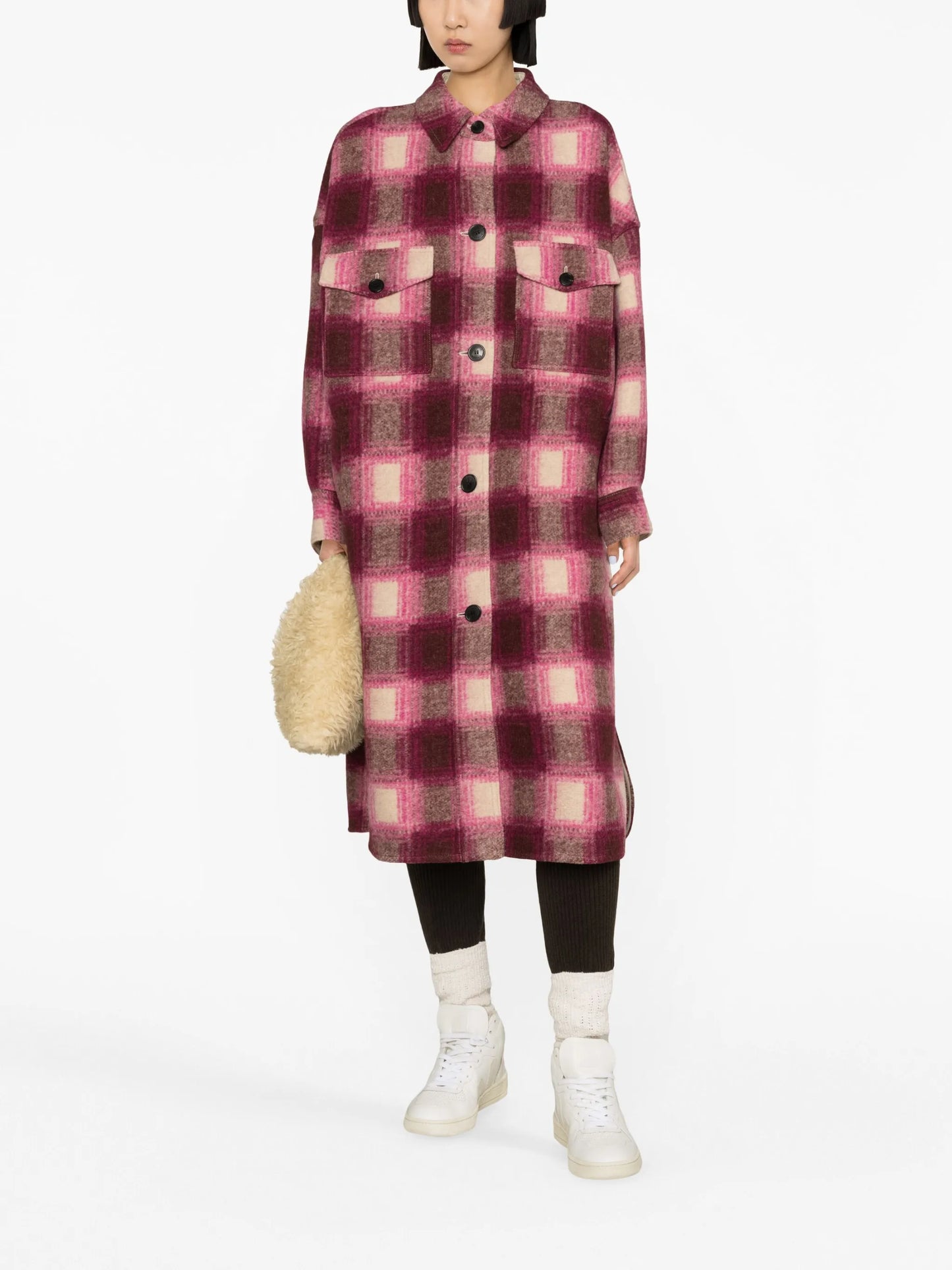 Fontizi checked coat