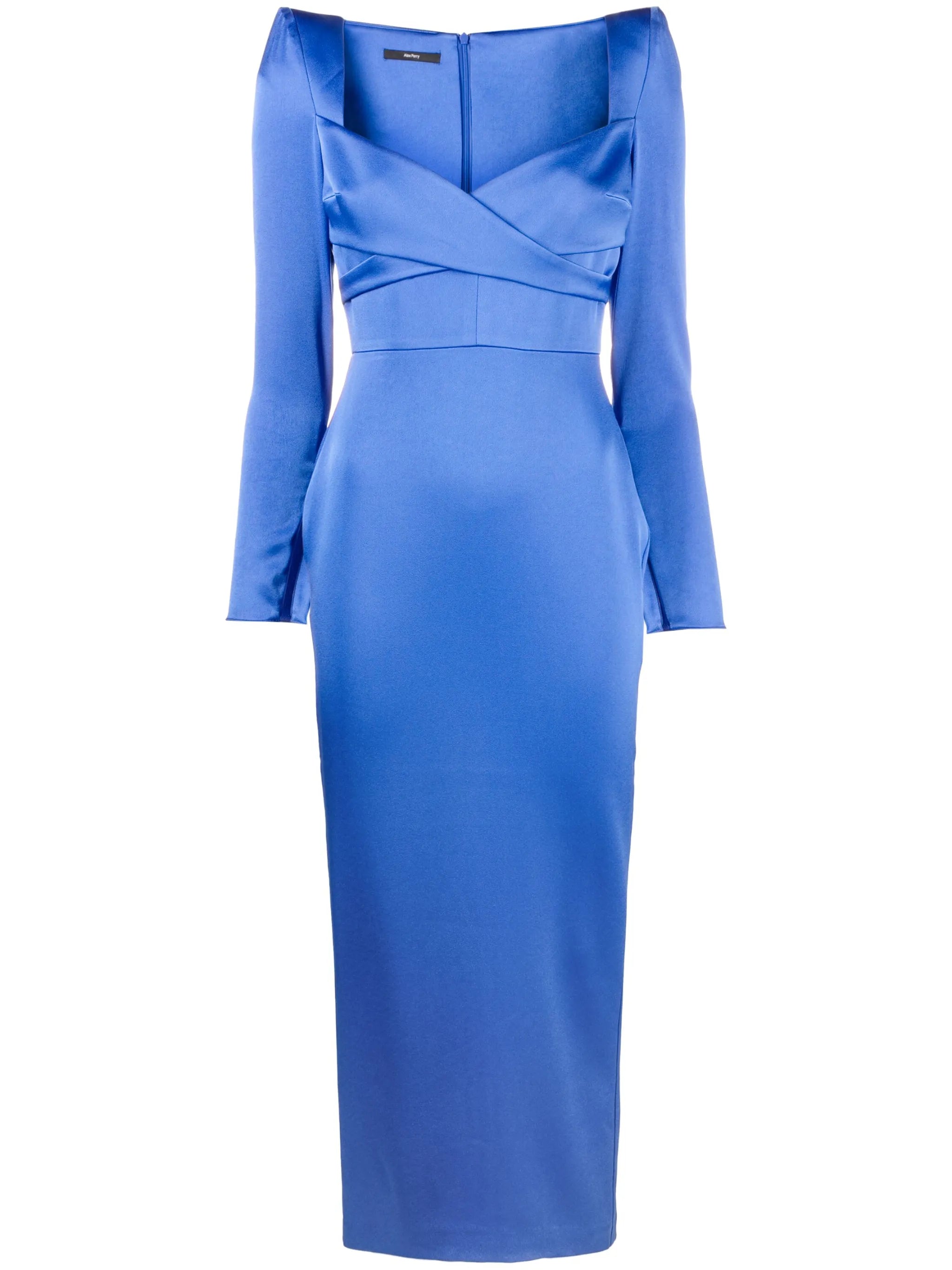 Linden satin midi dress