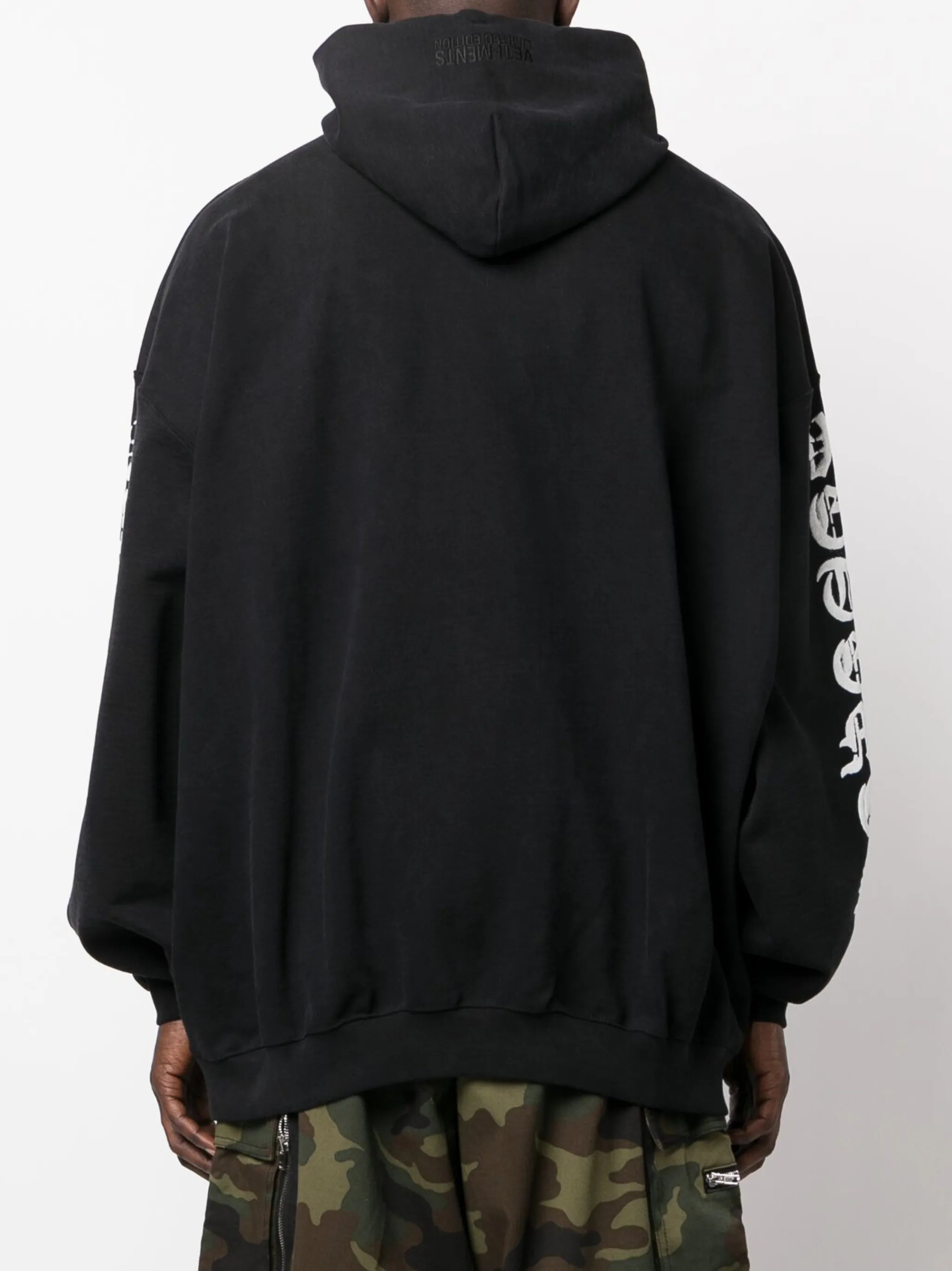 Reverse Anarchy-print hoodie