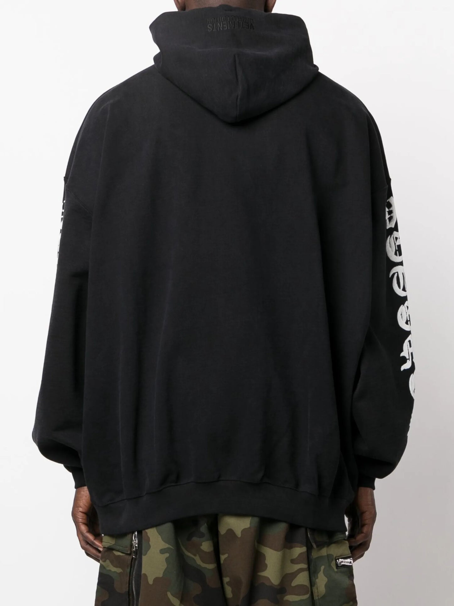 Reverse Anarchy-print hoodie