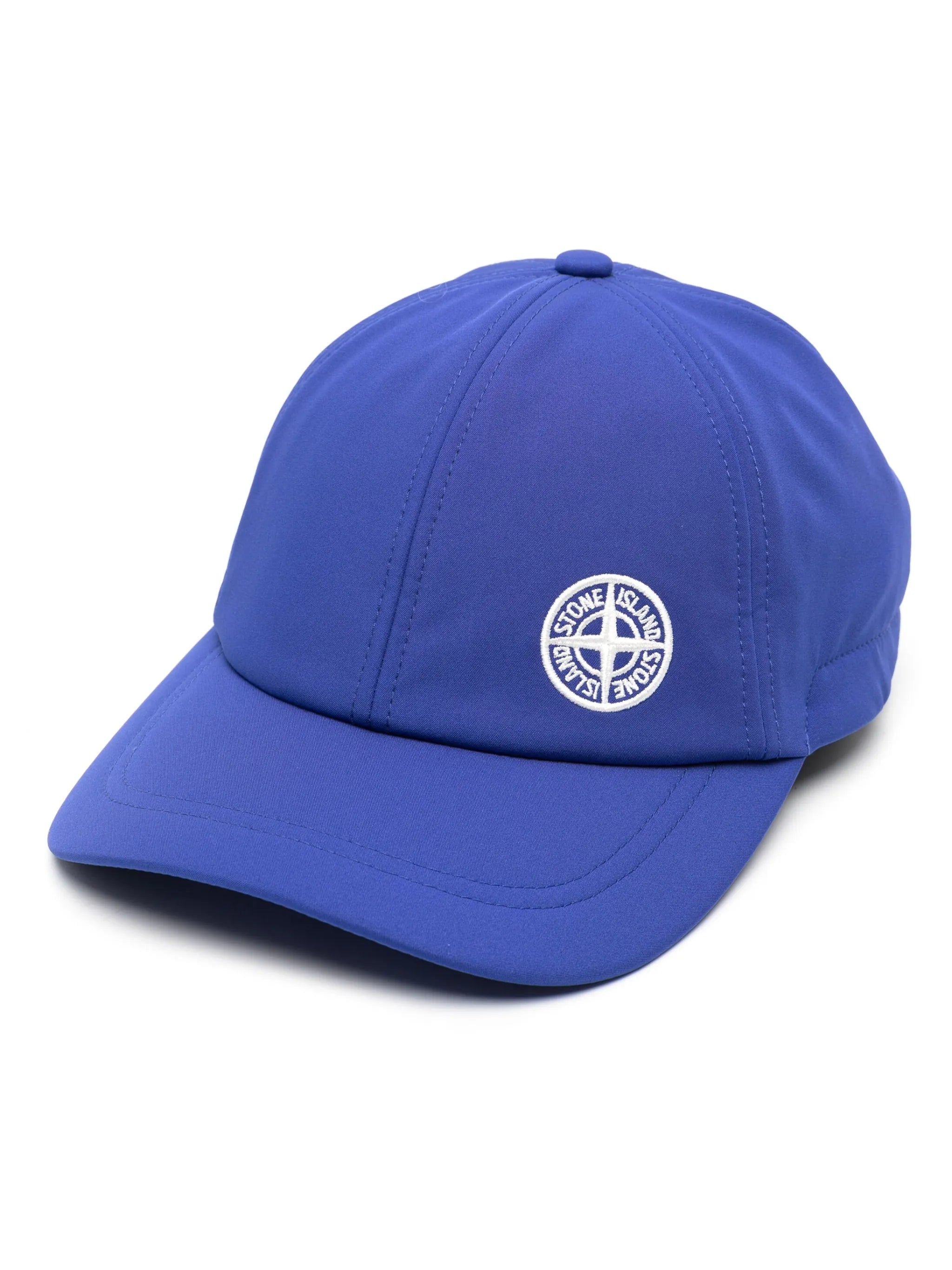 Compass-embroidered adjustable cap