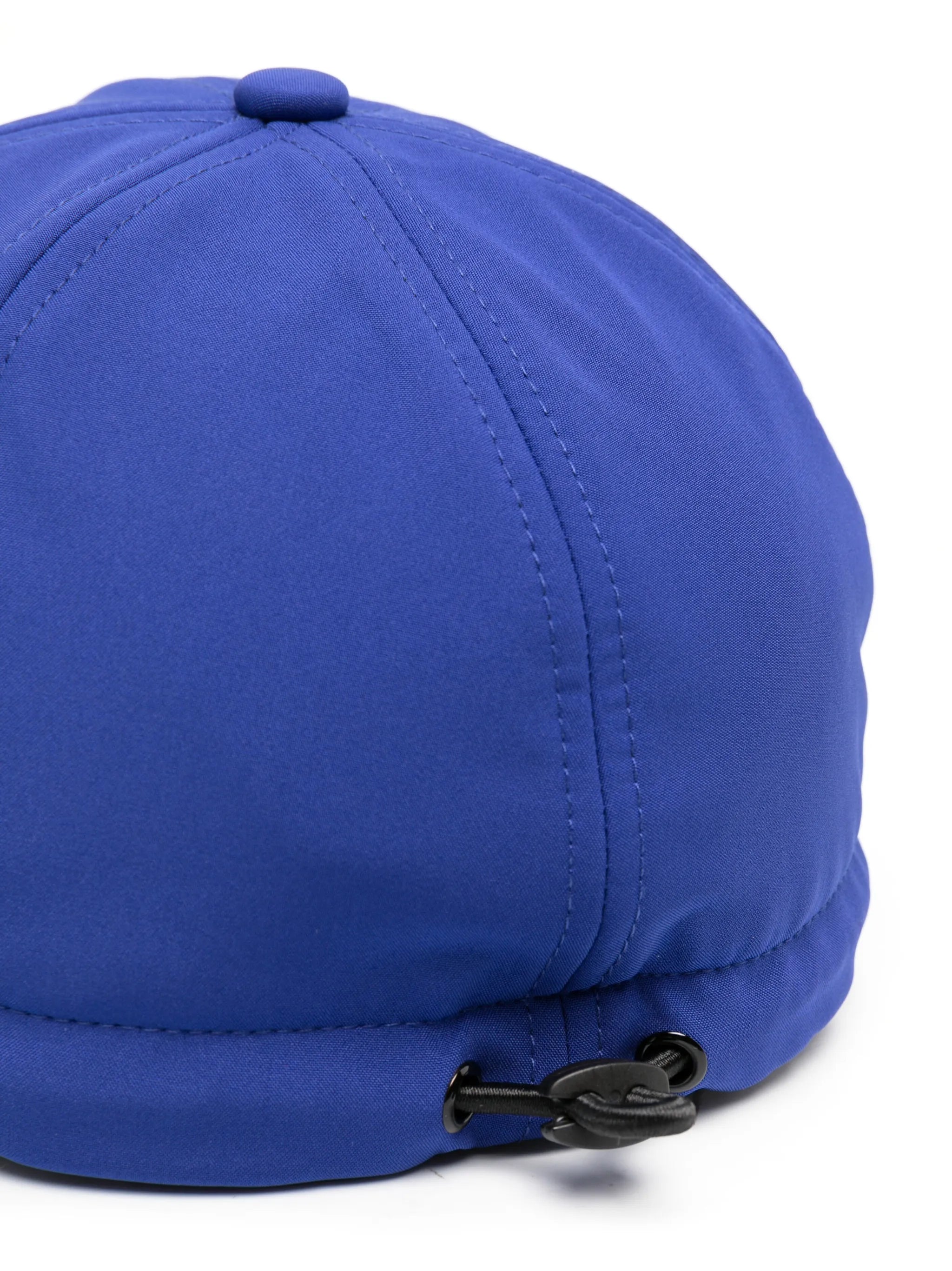 Compass-embroidered adjustable cap