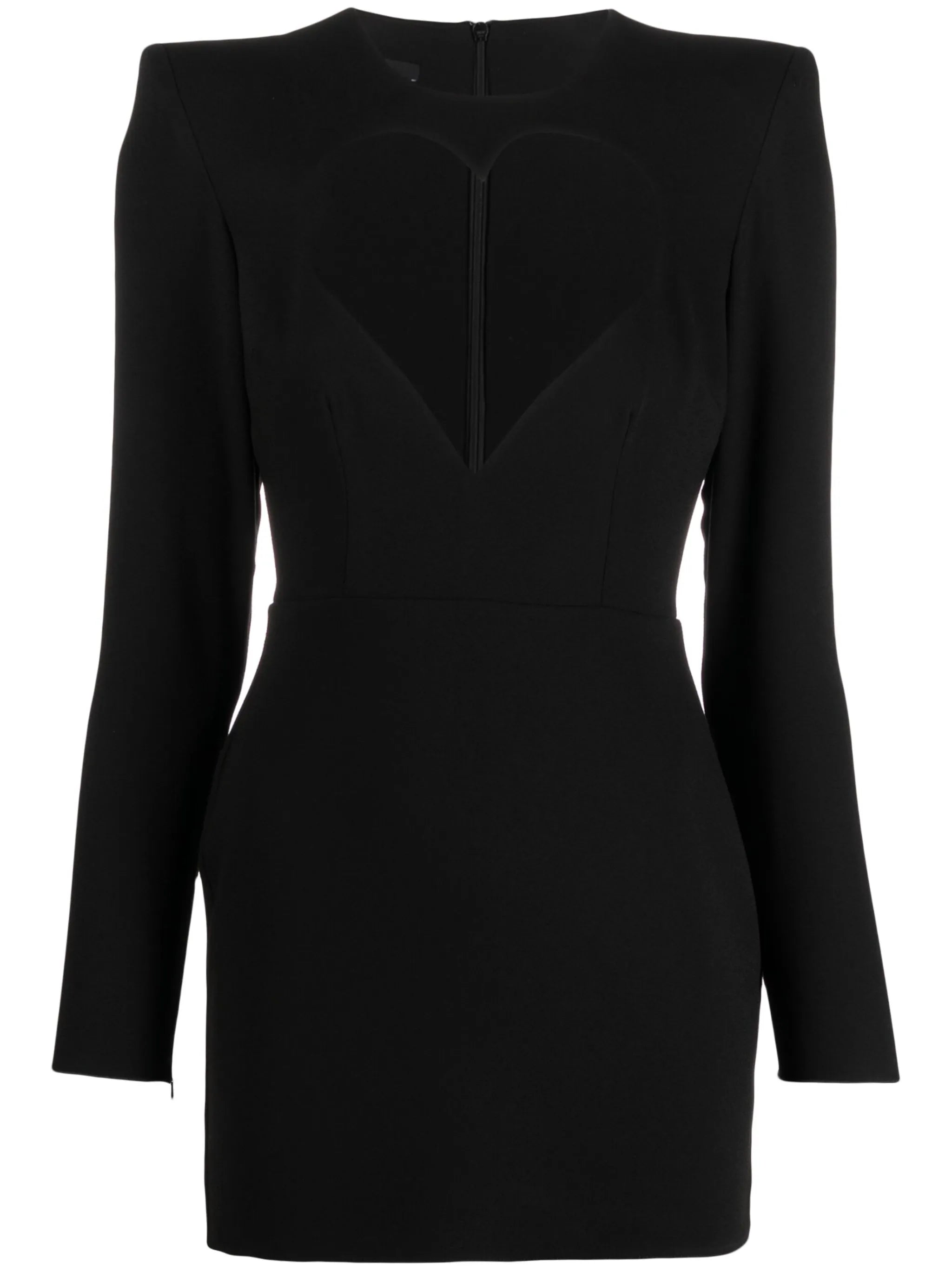 heart cut-out minidress