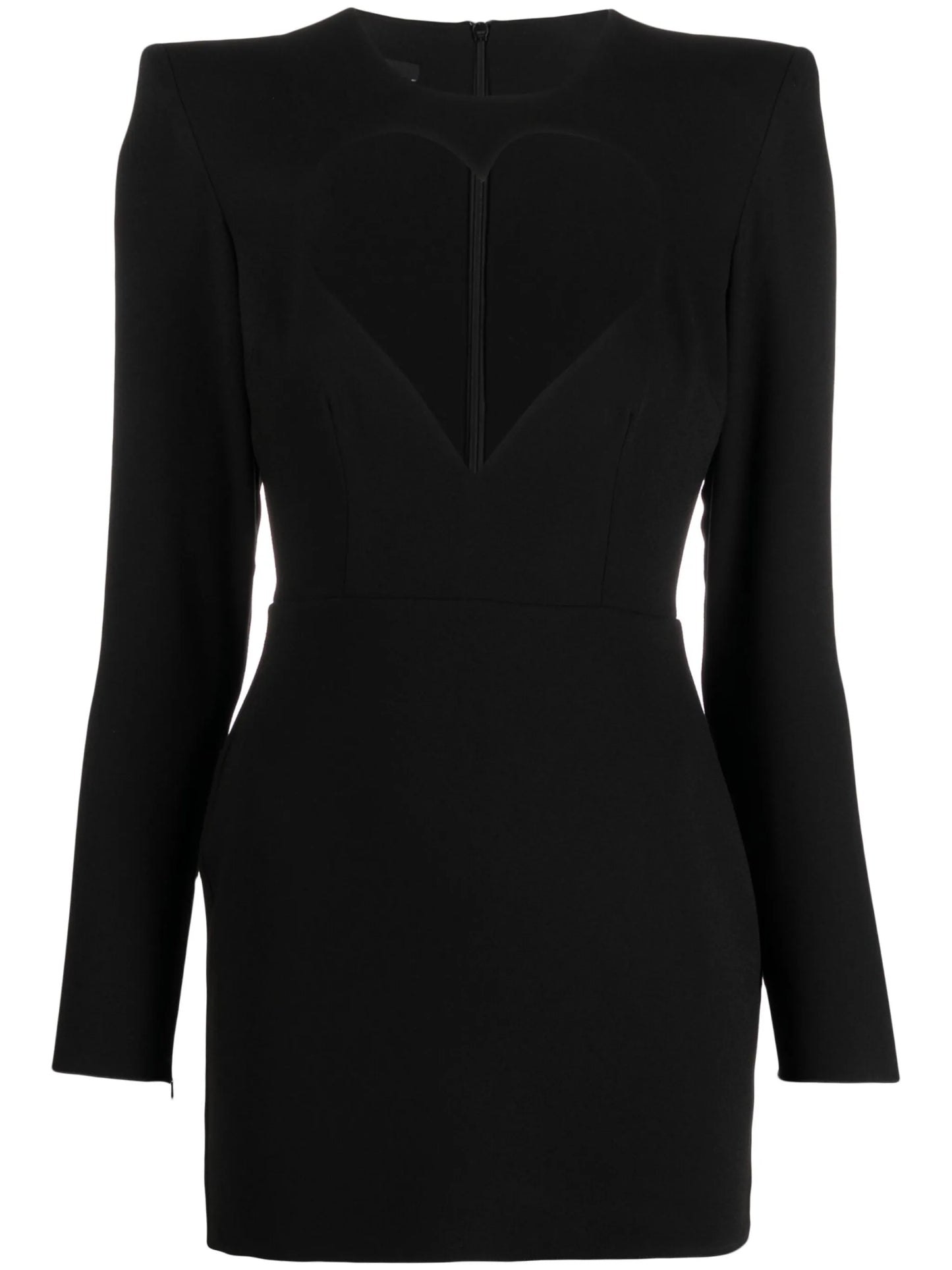 heart cut-out minidress